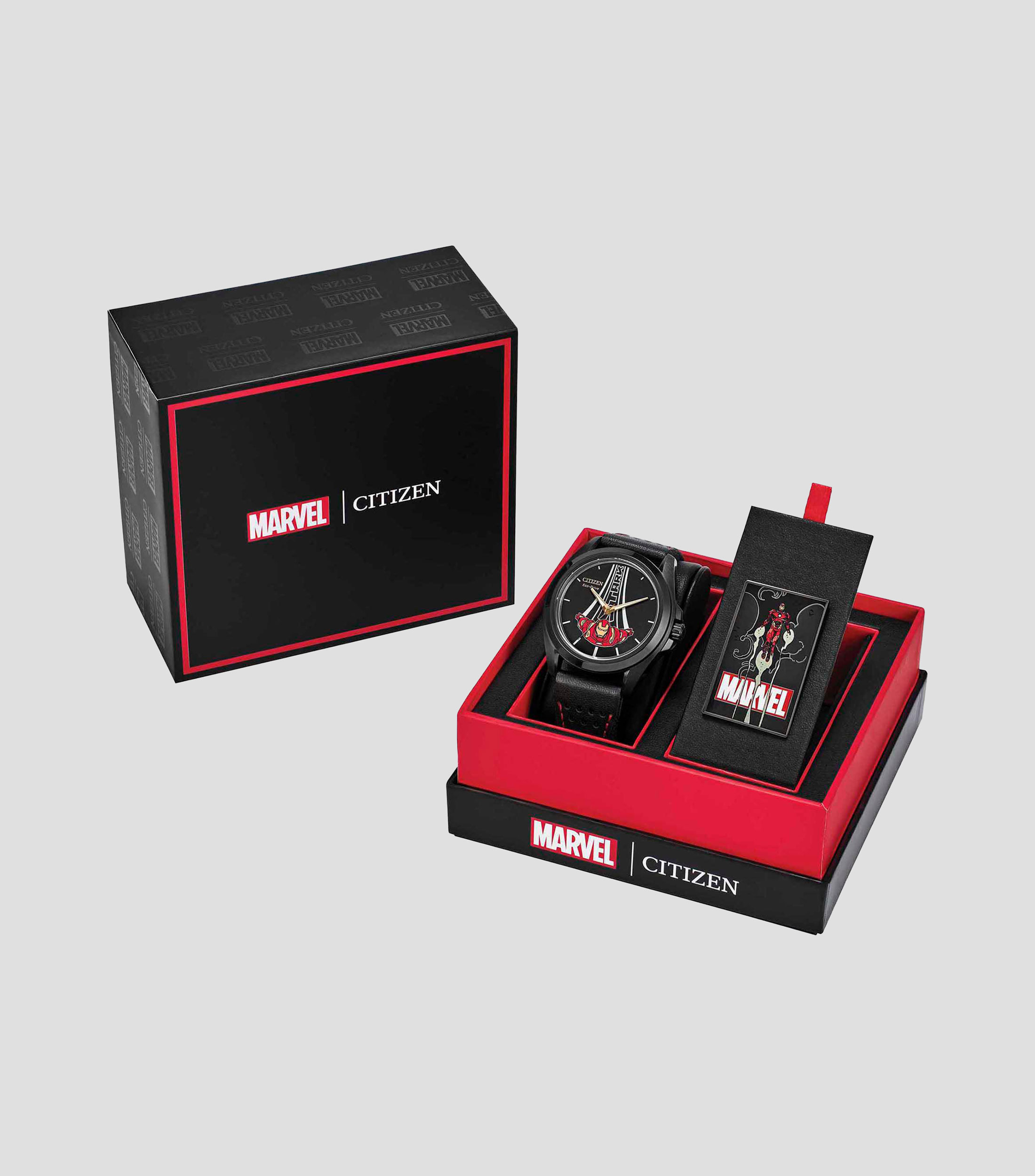 Reloj para Hombre Marvel Stark Casual Negro