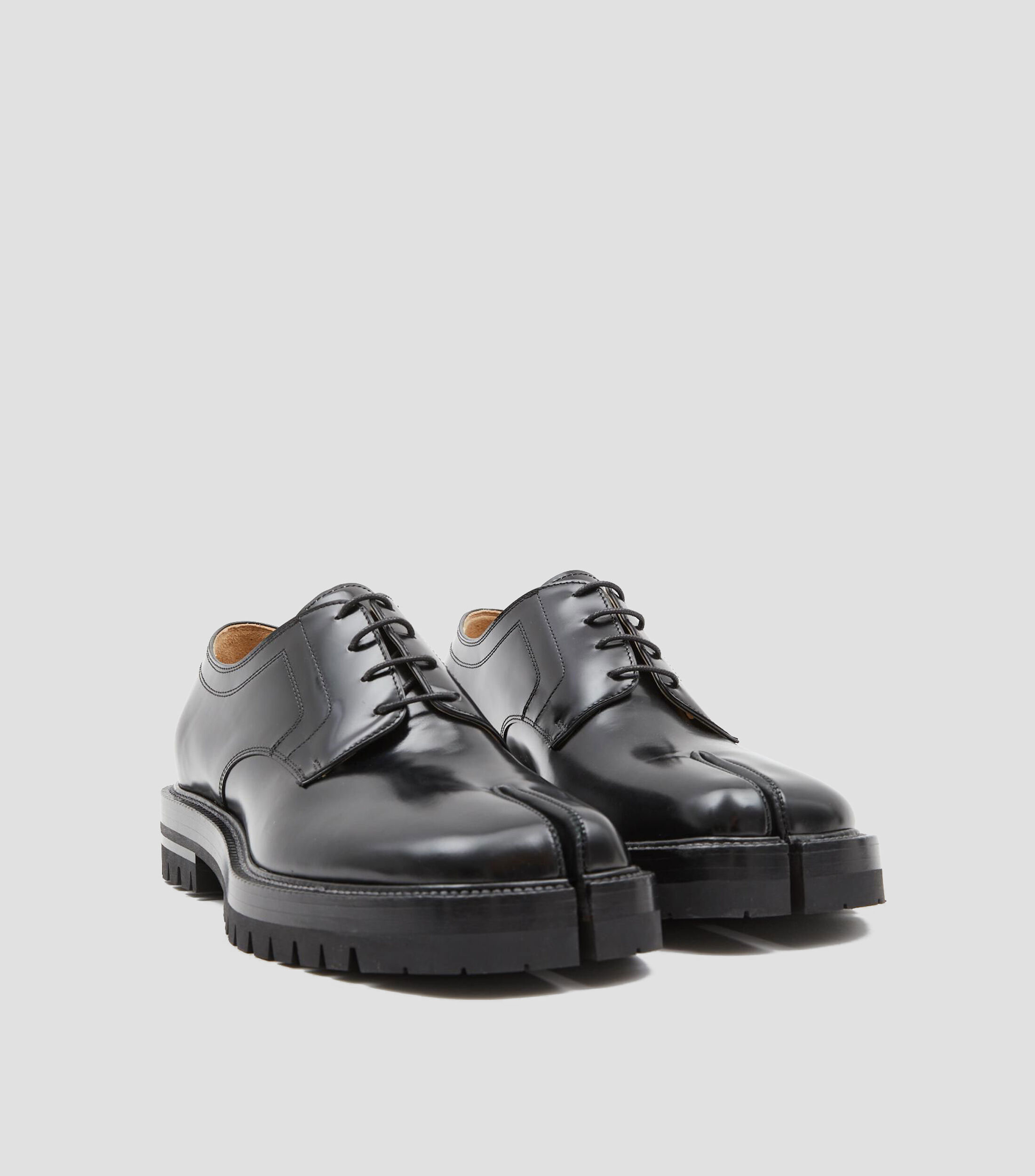 Zapatos Casuales Derby Tabi en Piel Hombre