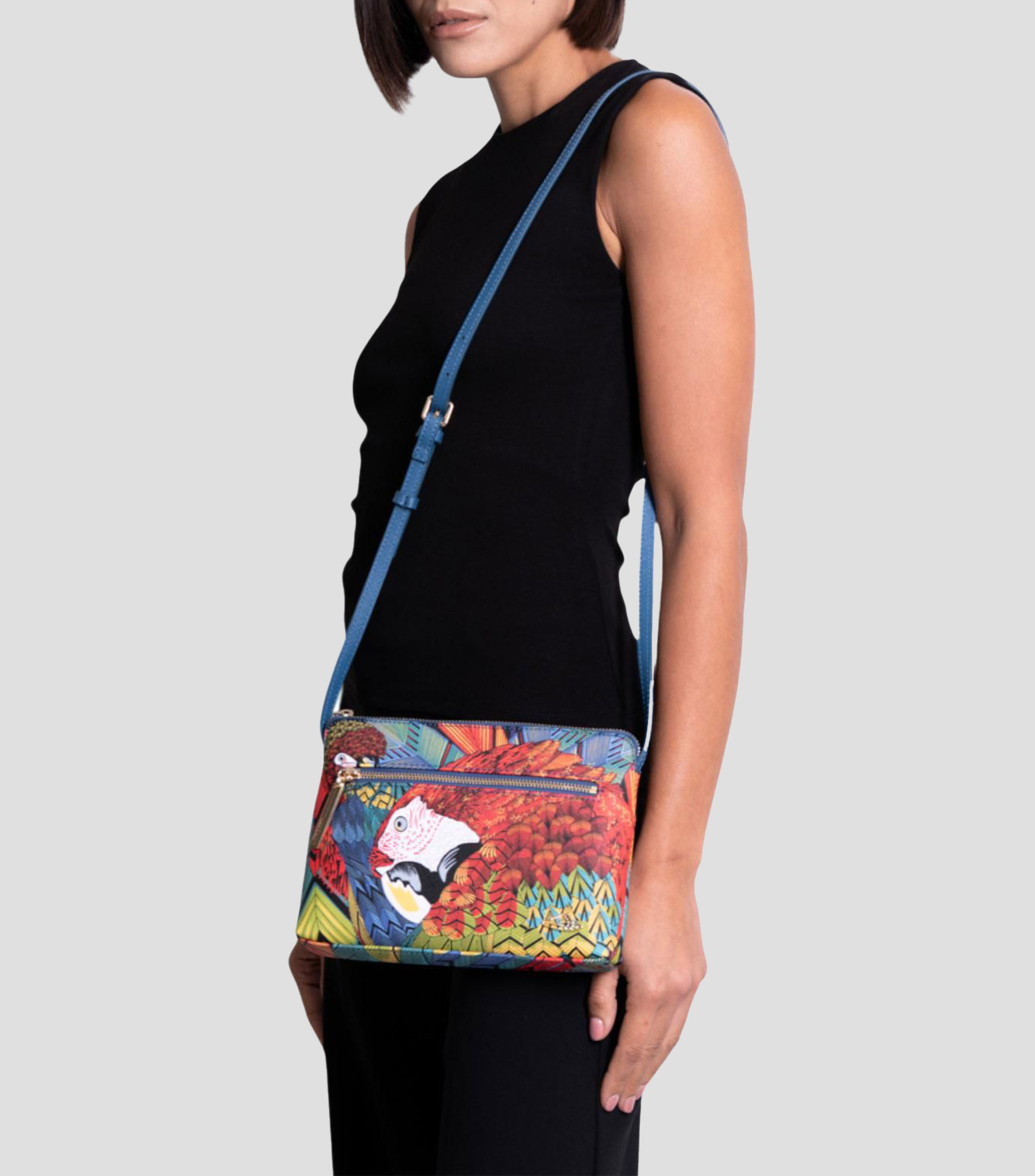 Bolsa Crossbody Guacamaya Mujer