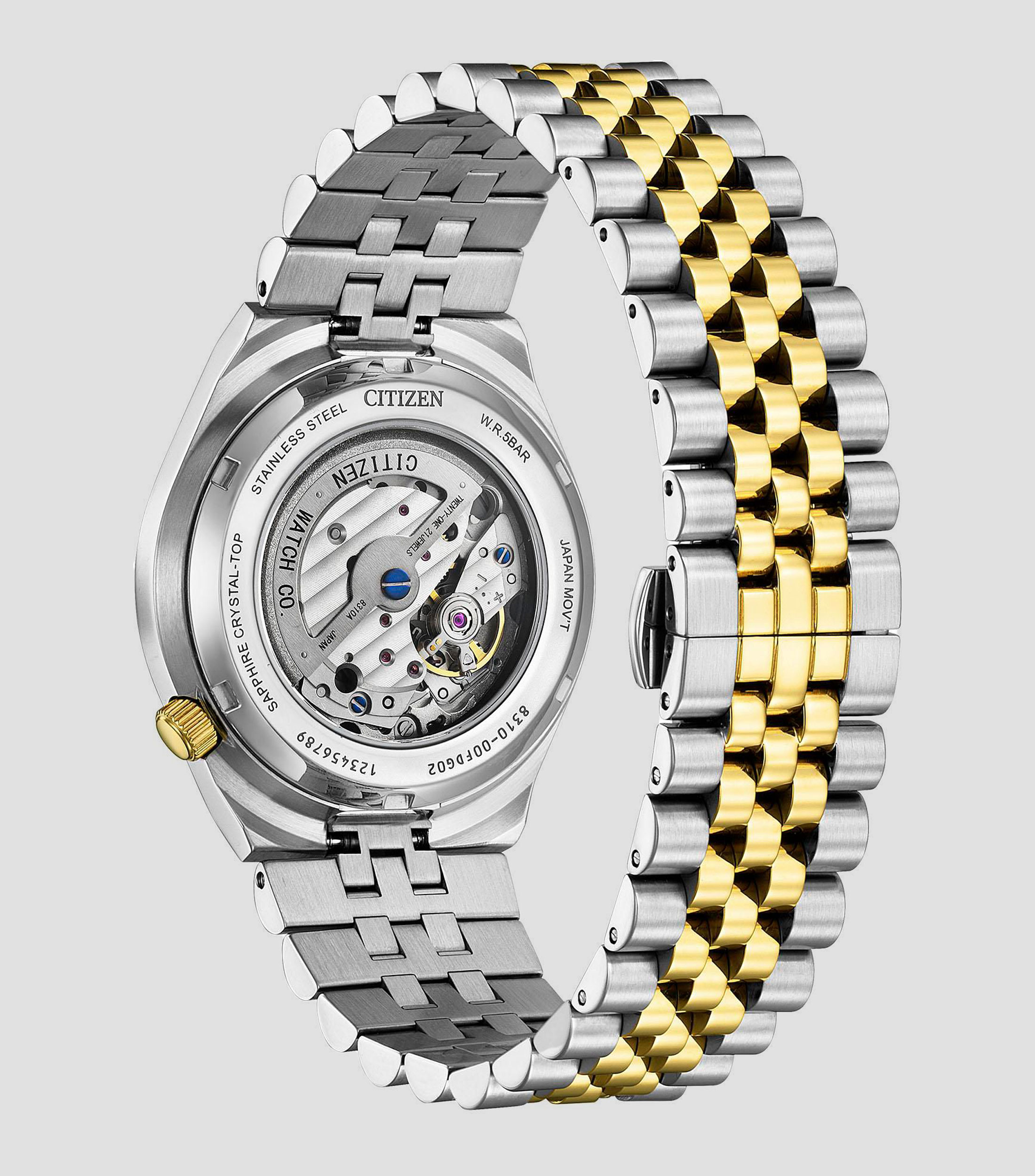 Reloj Unisex Tsuyosa 60 Casual Verde, Dorado