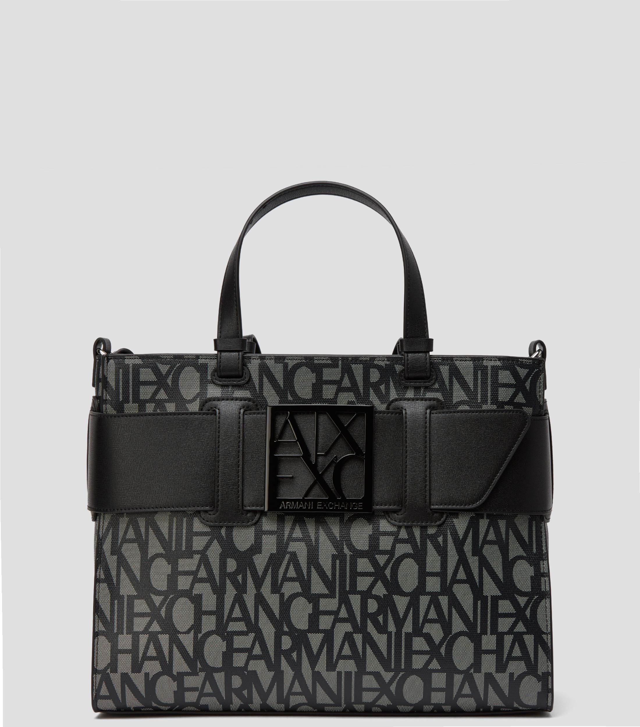 Bolso tote con monogram Mujer