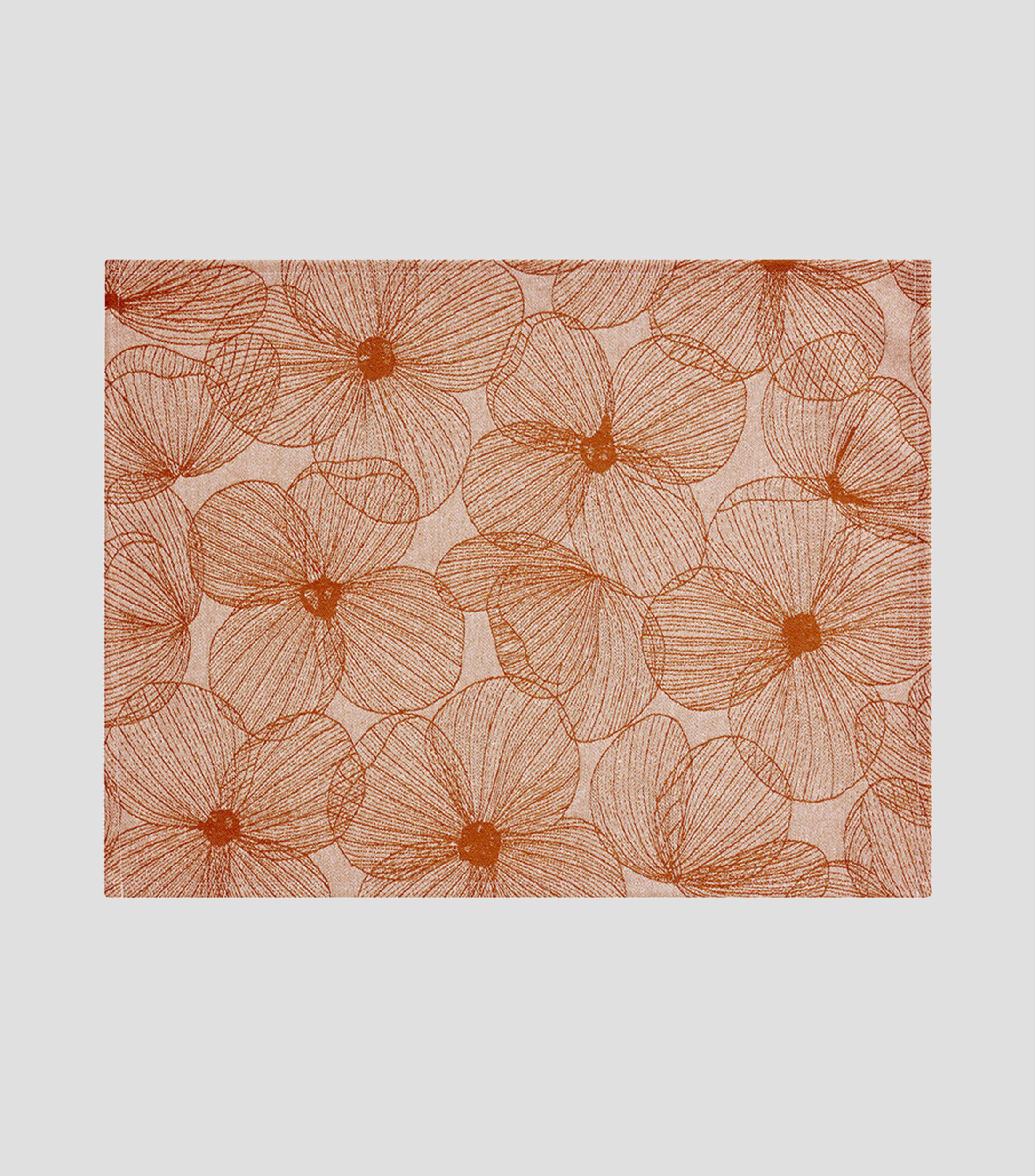 Mantel individual A la Carte Fleurs Papillons rectangular