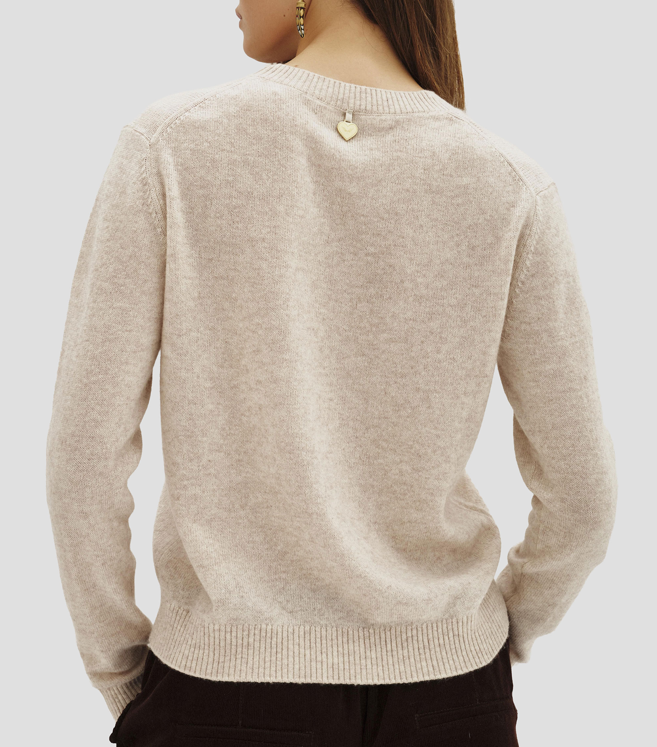 Suéter cuello redondo Mujer