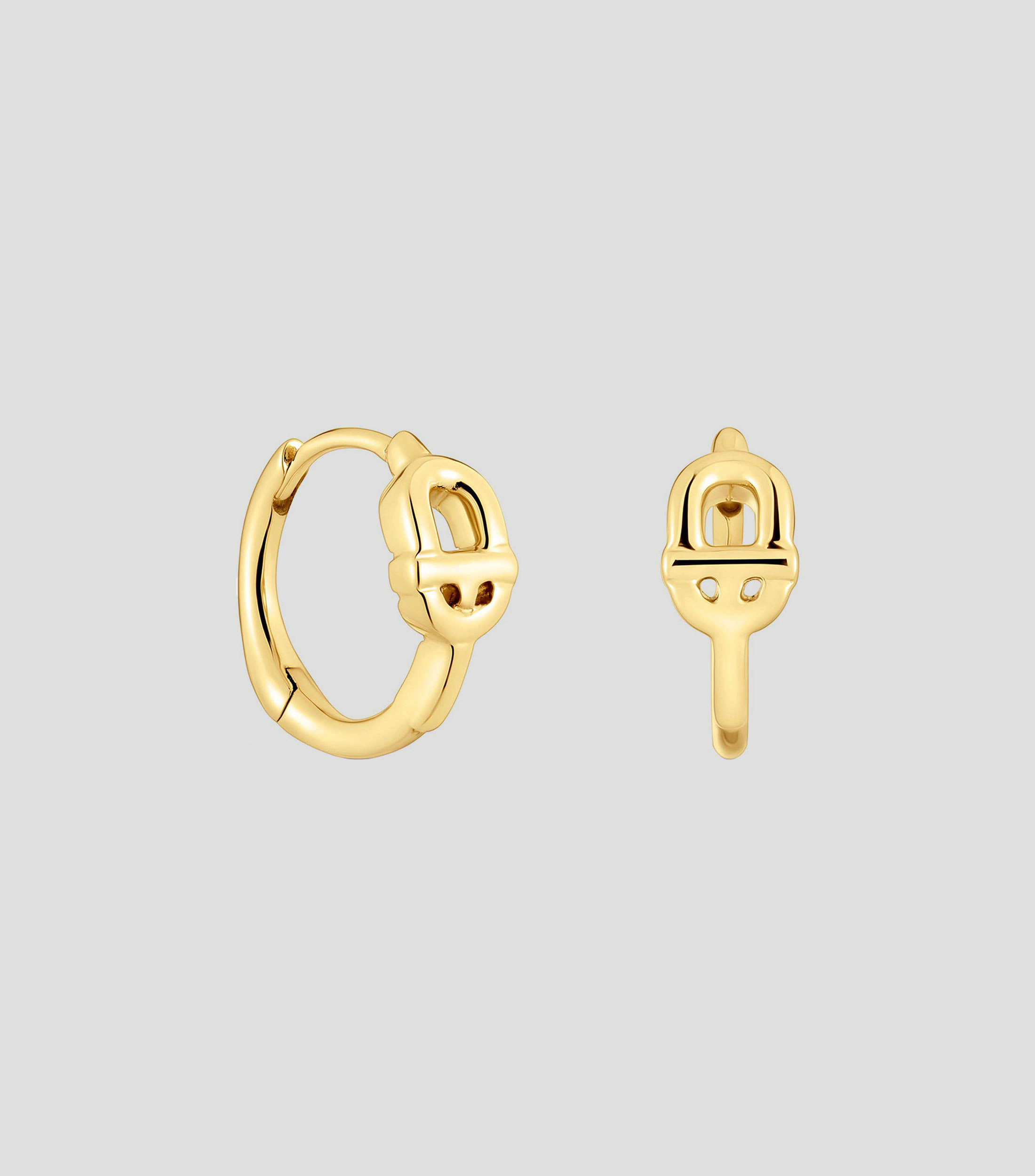 Aretes en Oro amarillo de 18 kilates Manifesto Mujer