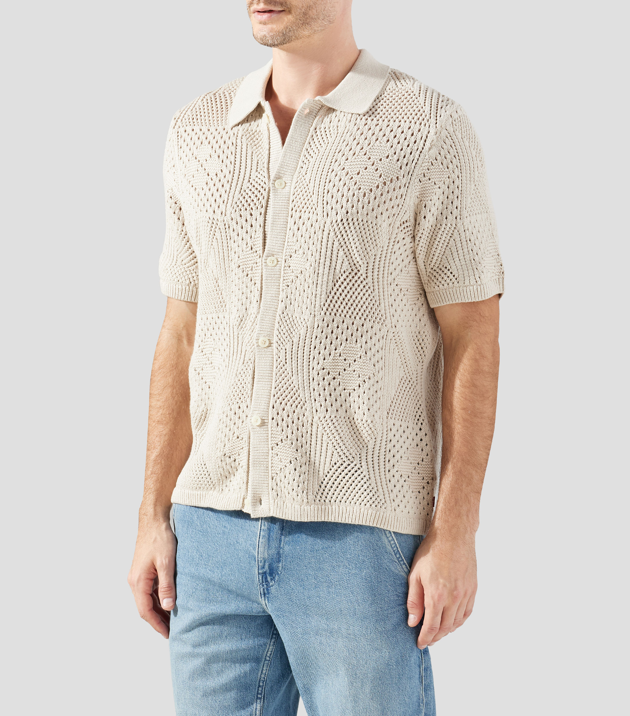 Camisa fantasía manga corta Hombre