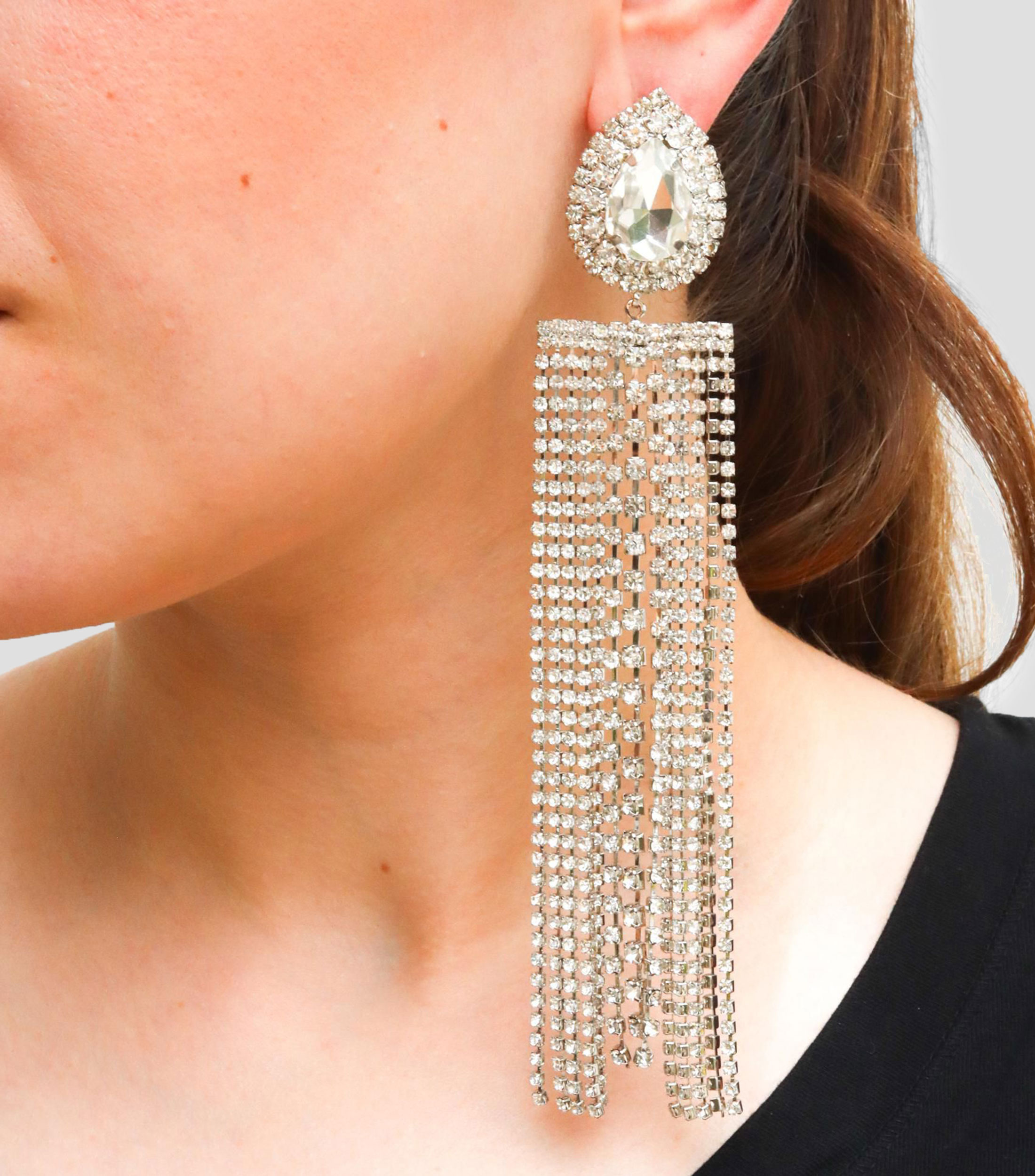 Aretes Cascada Mujer
