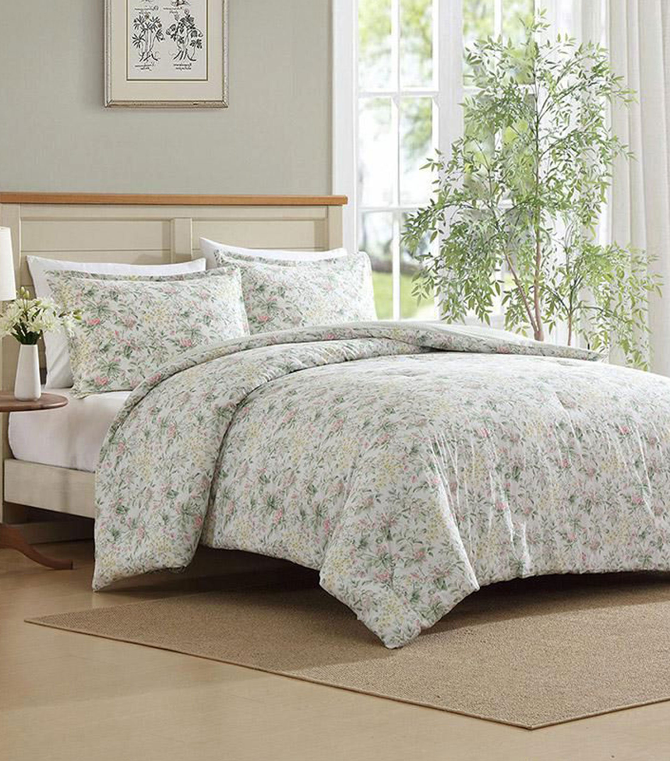 Juego de Edredón Matrimonial, Queen size en Algodón