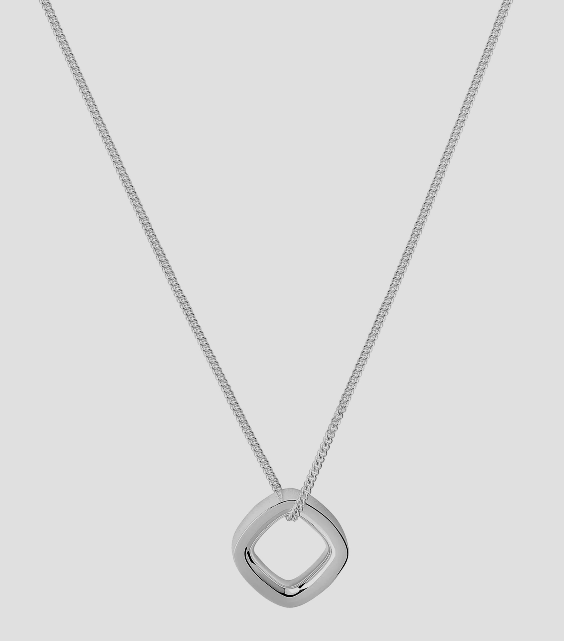 Dije en plata Orbital Unisex