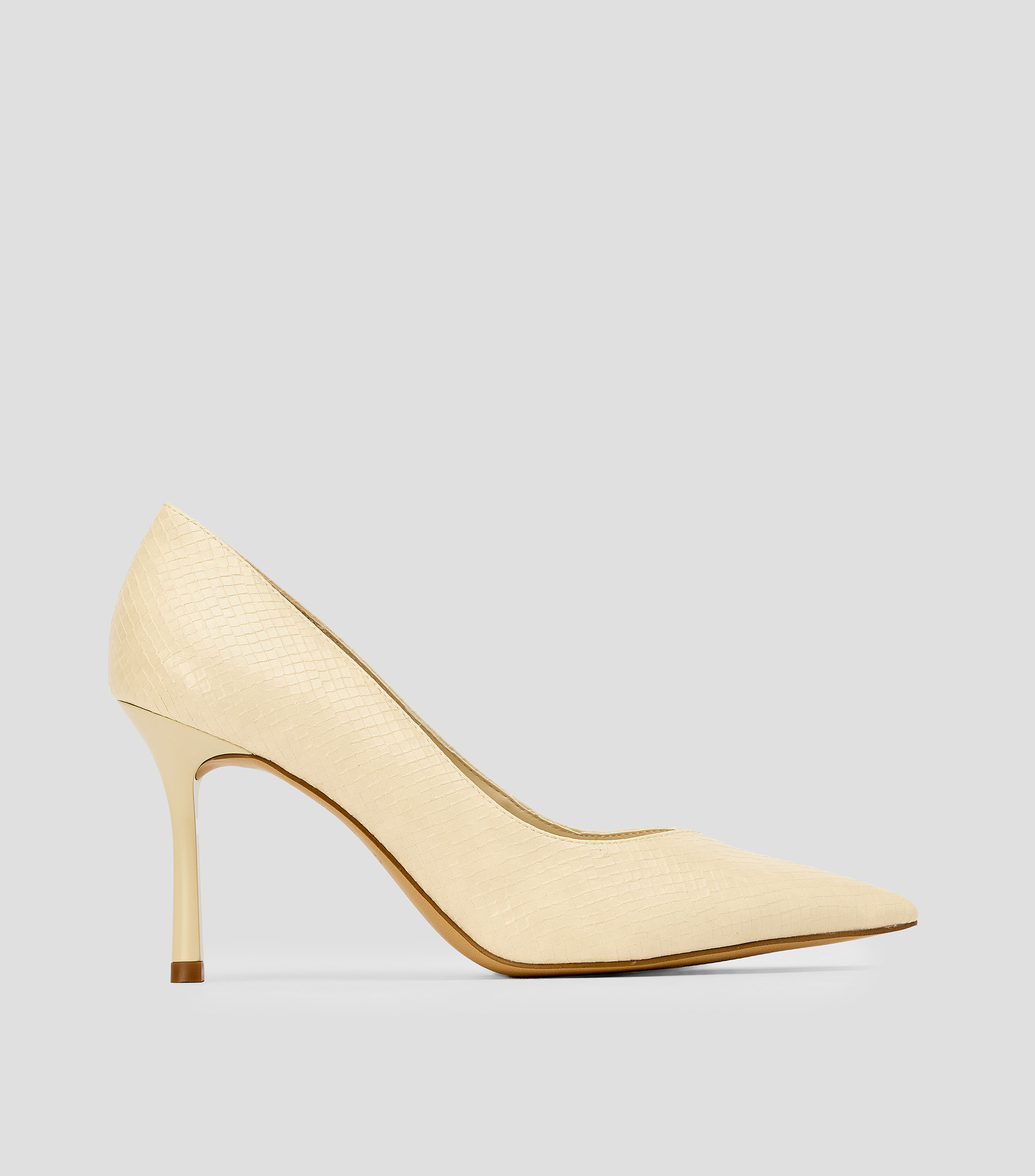 Zapatillas pump tacón alto de aguja lisas Mujer