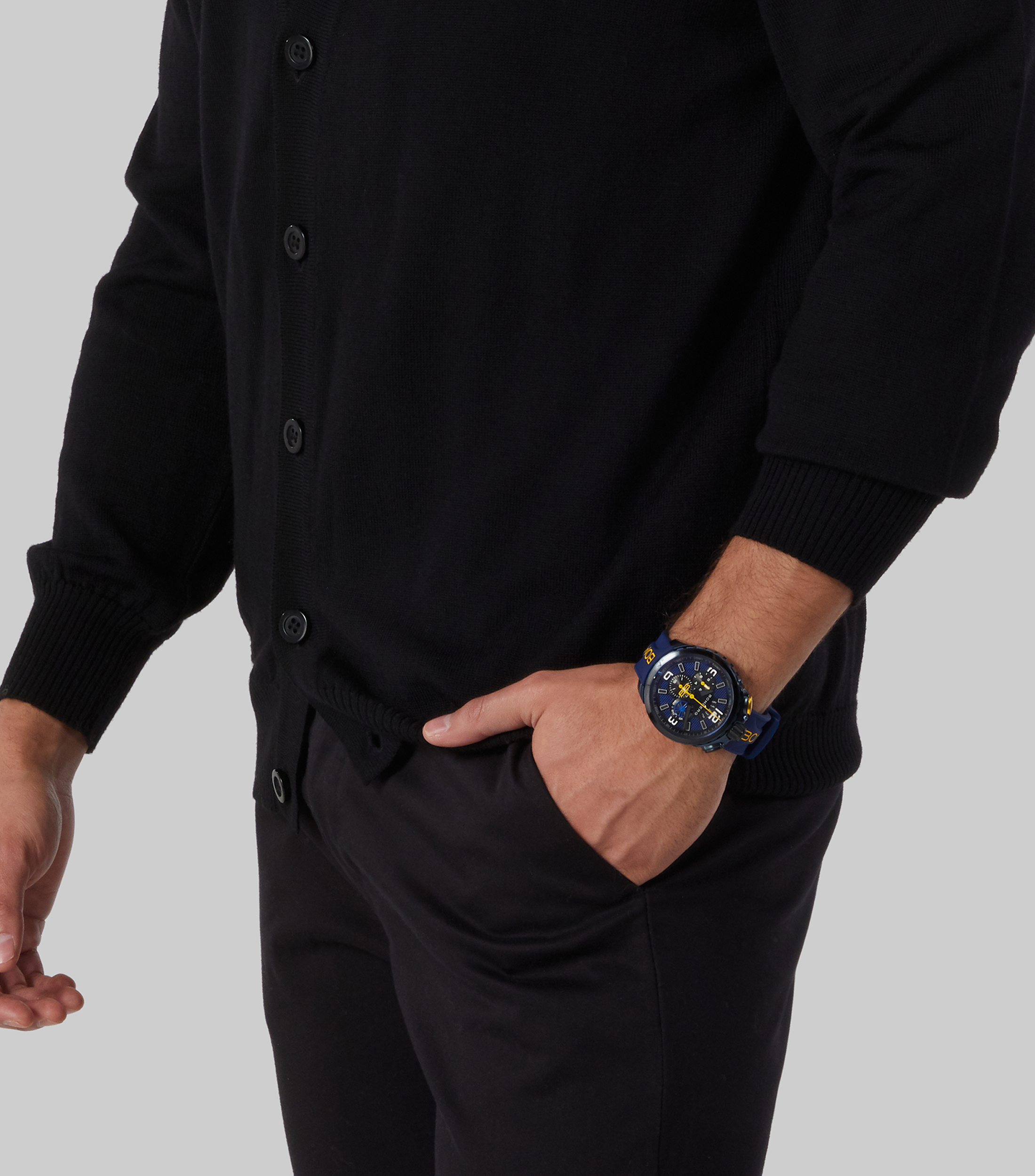 Reloj para Hombre Heritage Casual, Azul, Negro