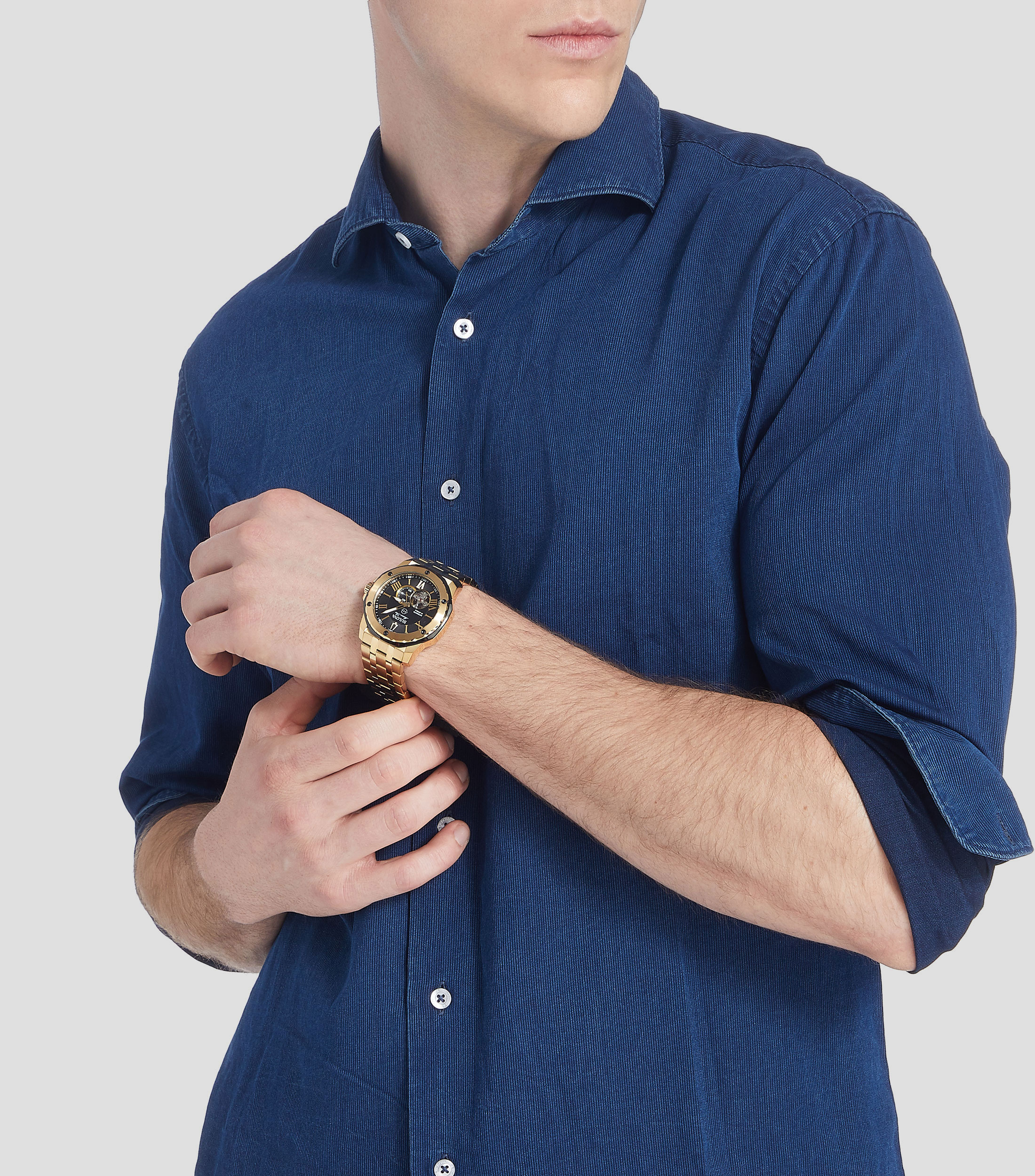 Reloj para Hombre Marine Star de Vestir Dorado