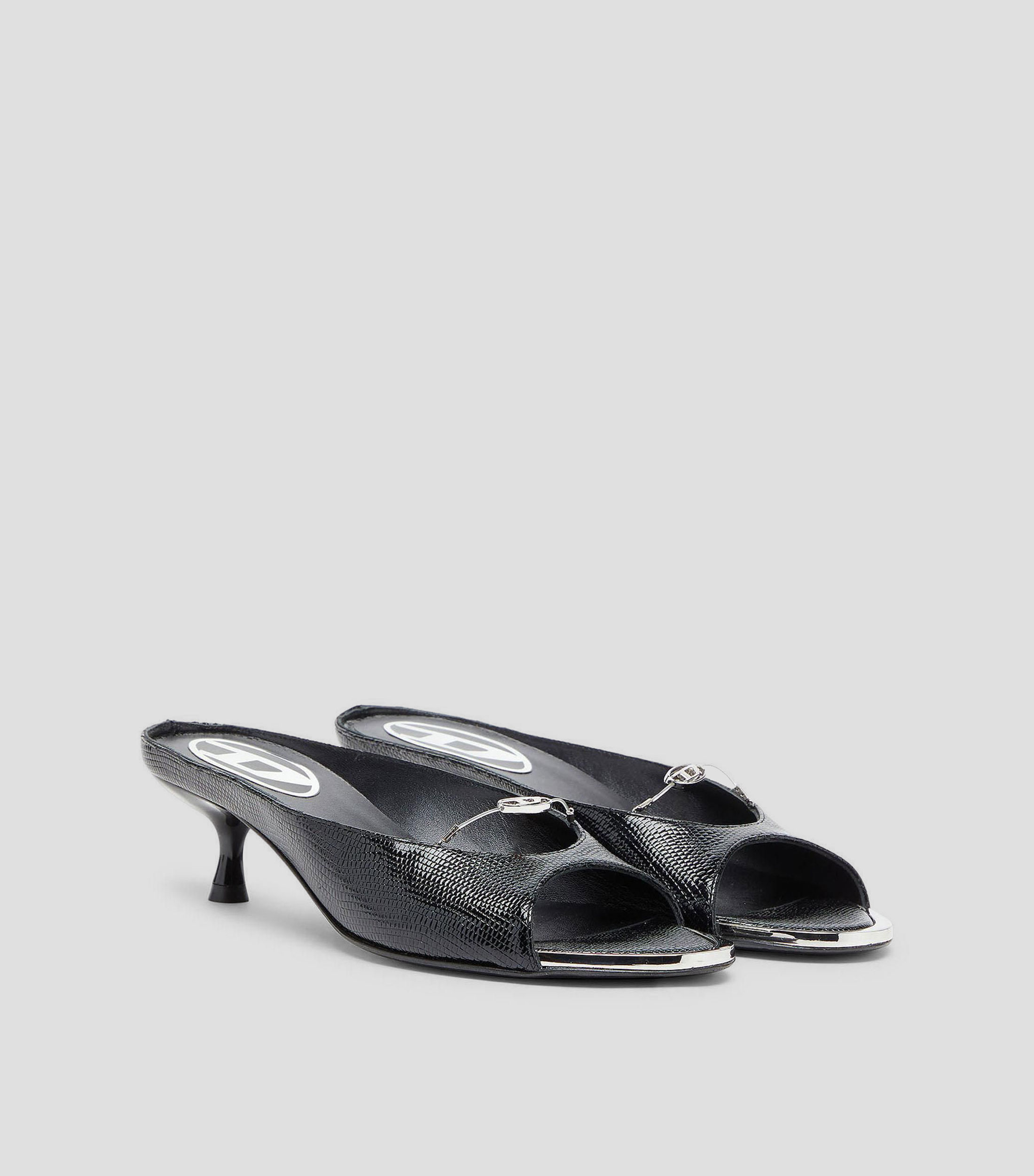 Mules con Tacón delgado de 4 cm Mujer