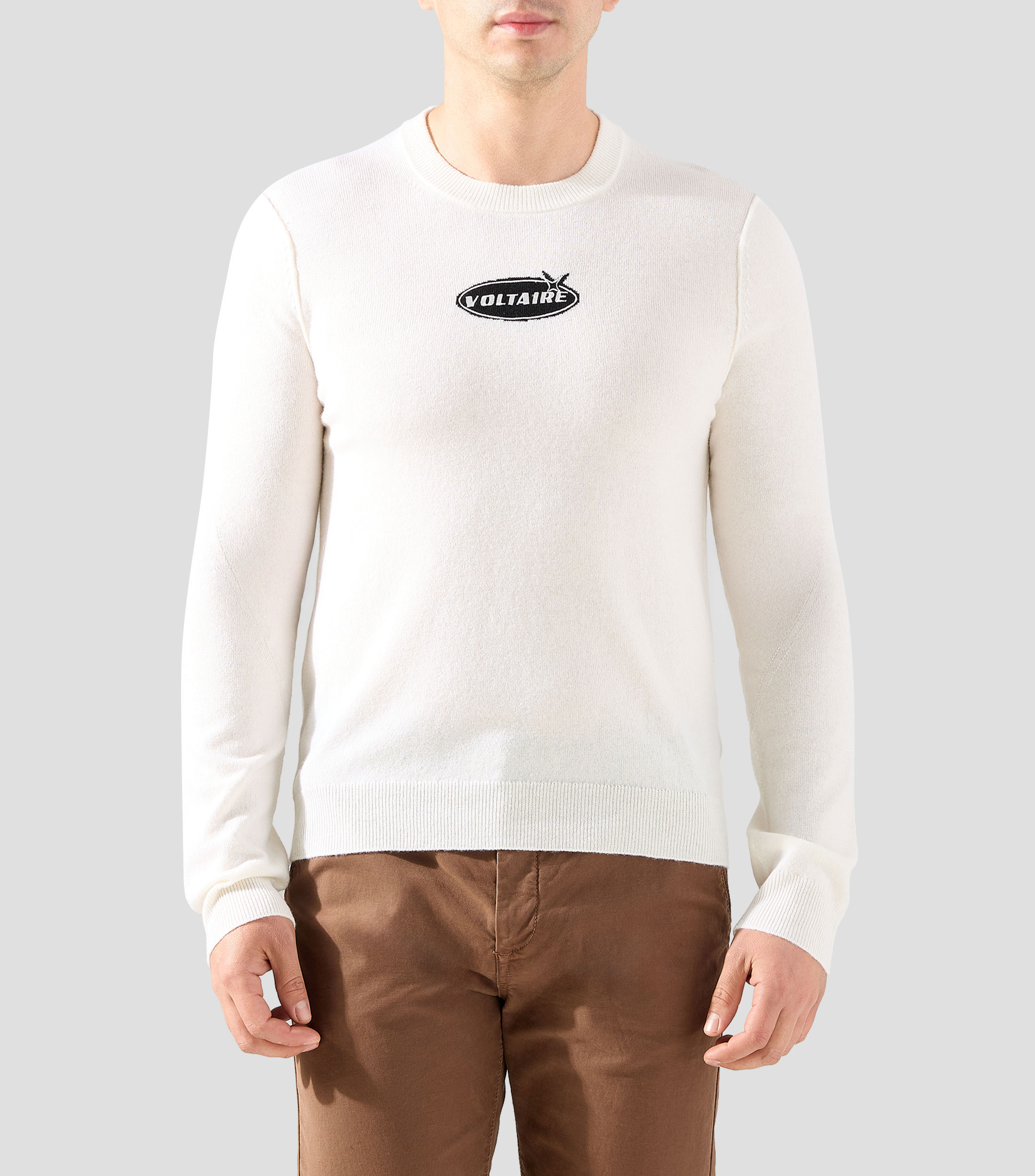 Suéter cuello redondo Hombre