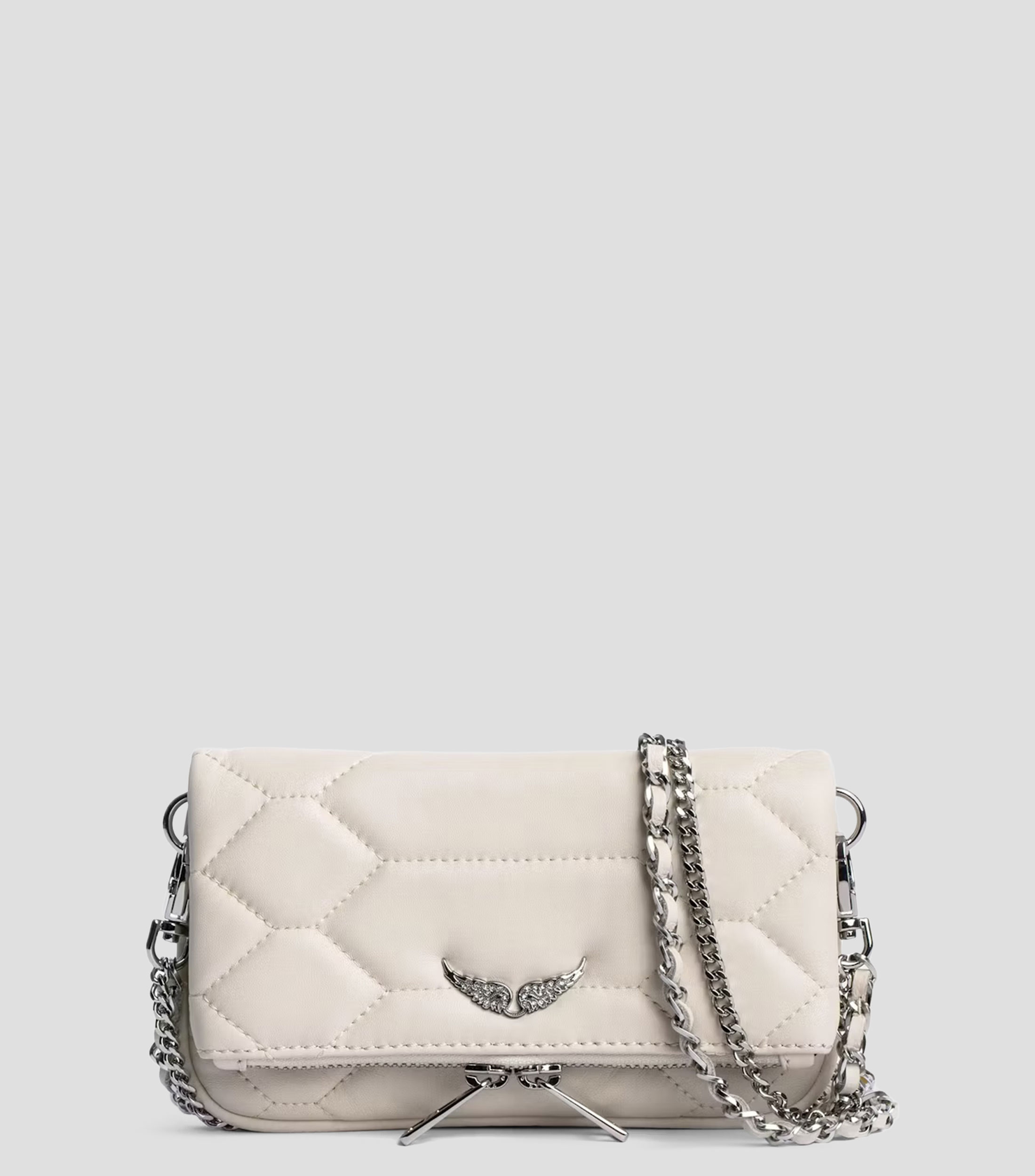 Bolsa crossbody de piel Rock Nano Mat XL Scale capitonada Mujer