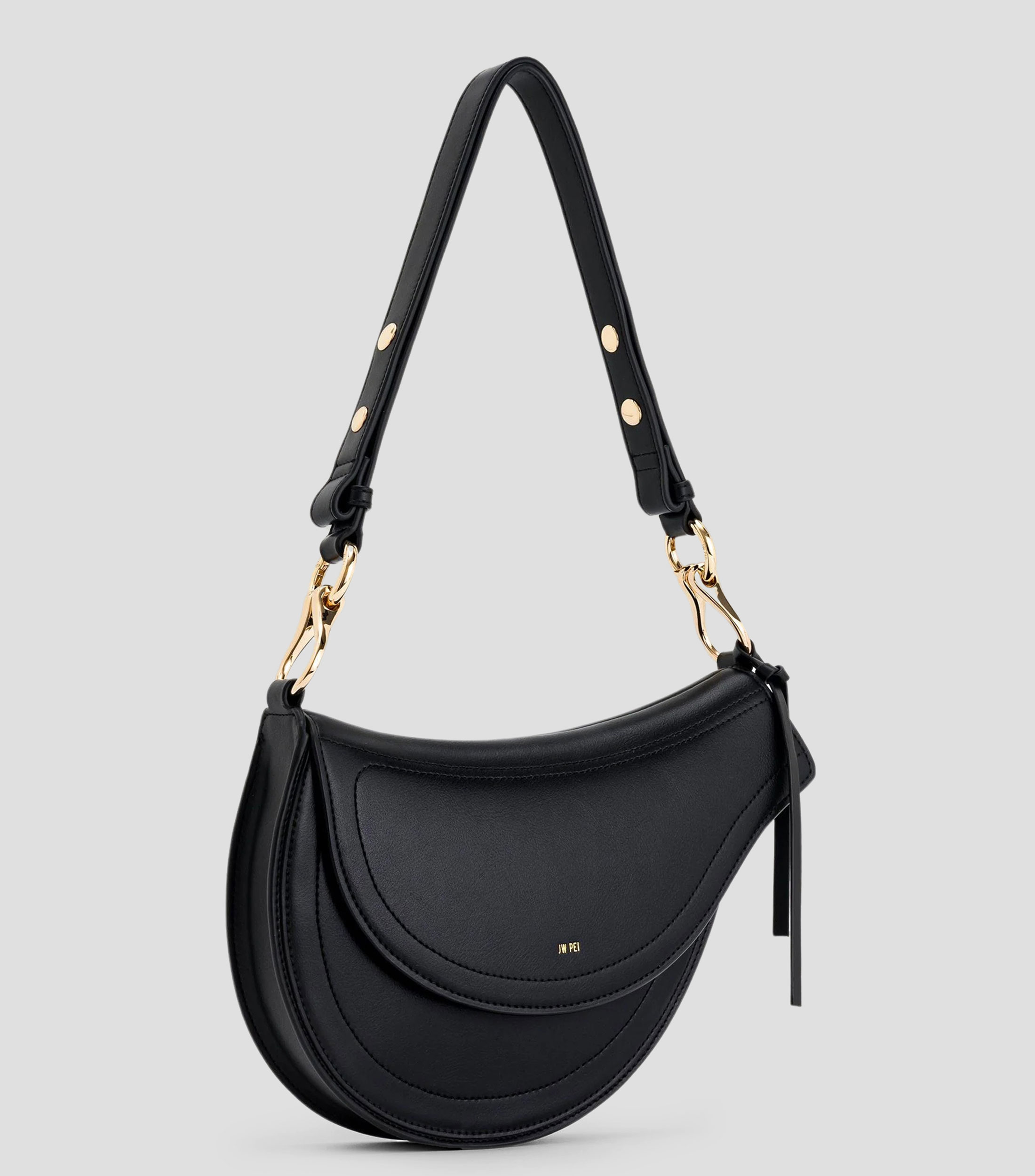Bolsa shoulder negro Ashile lisa Mujer