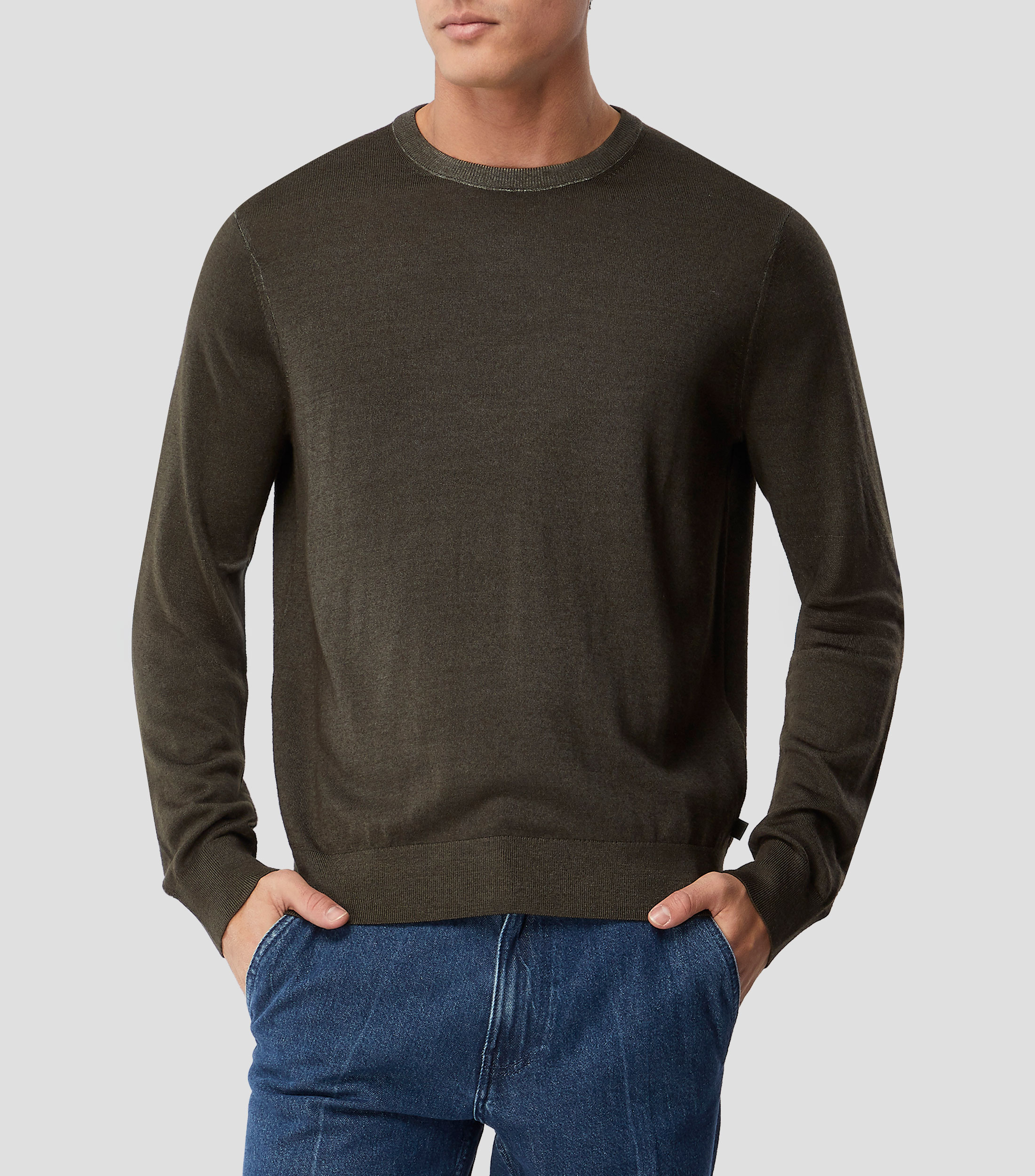 Suéter cuello redondo Hombre