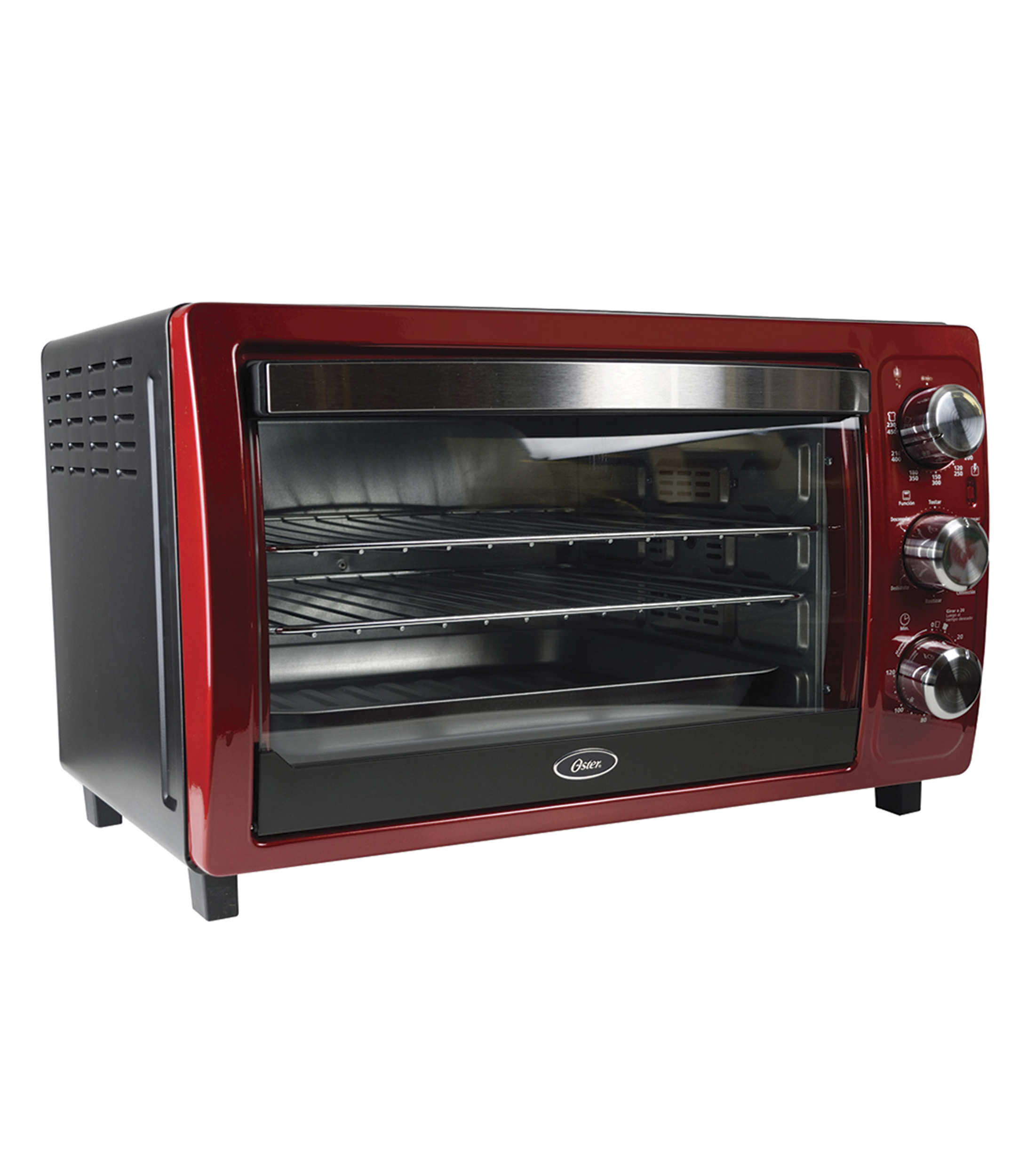 Oster Horno de Convección y Rosticero Rojo 32 L - El Palacio de Hierro