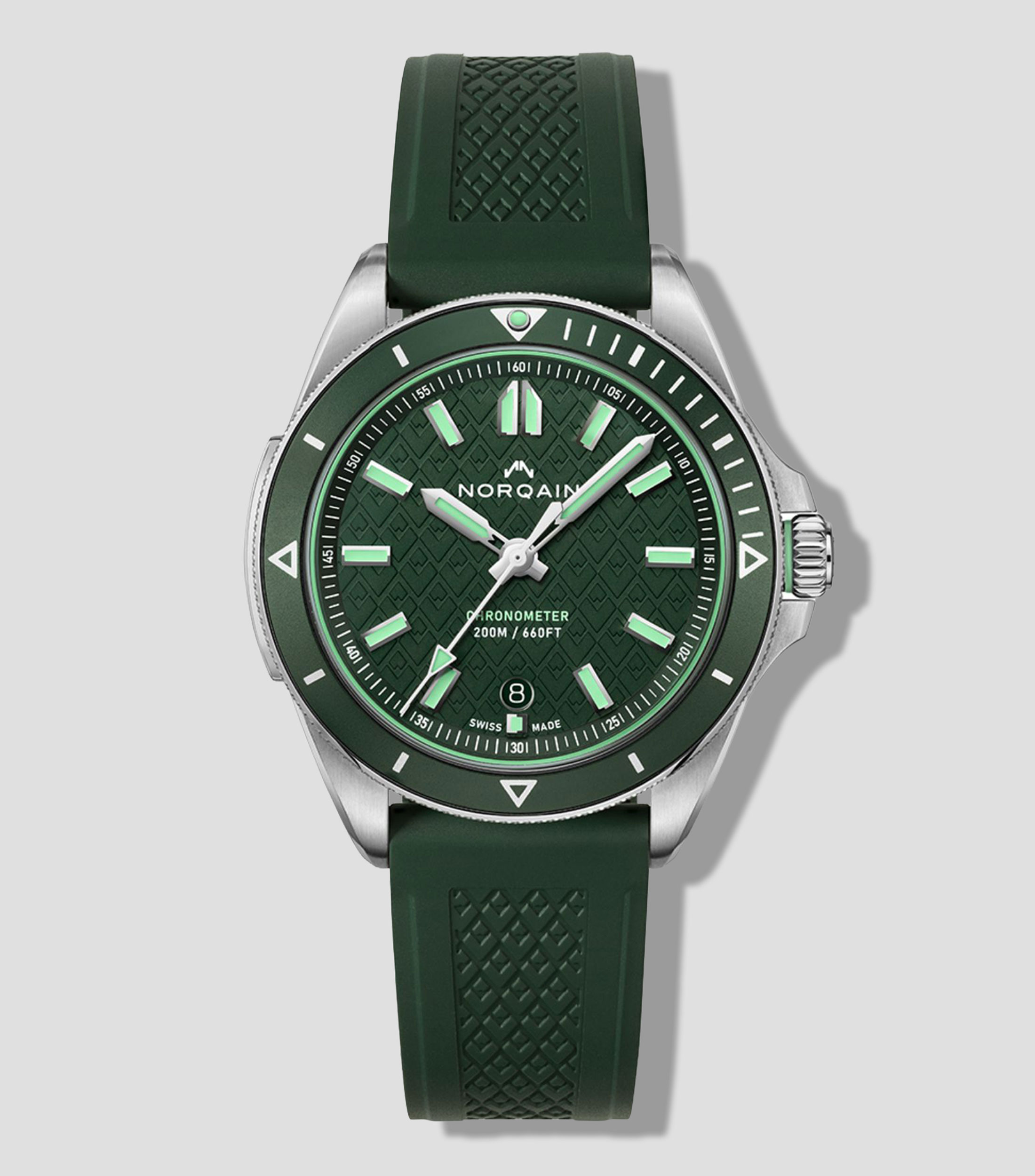 Reloj para Hombre Adventure Deportivo Verde, Plateado