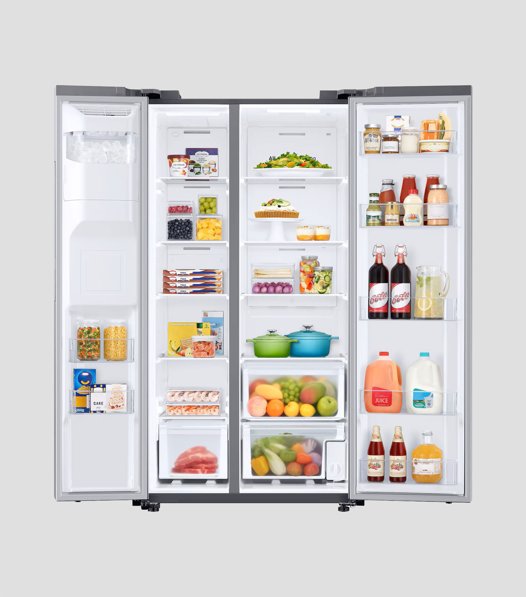 Refrigerador Dúplex 27 p3 RS27T5200S9 Plata