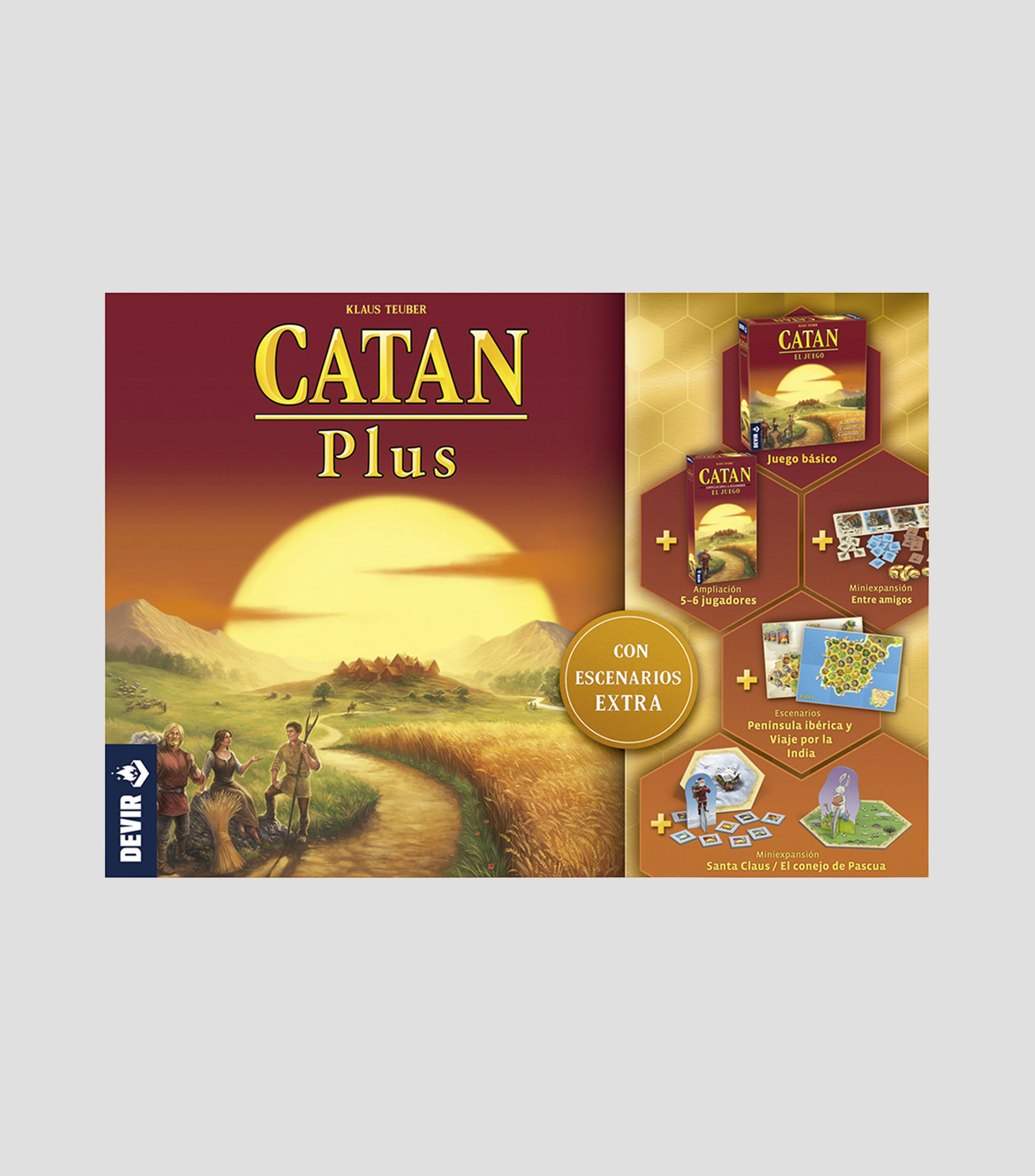 Juego de Mesa Catan Plus