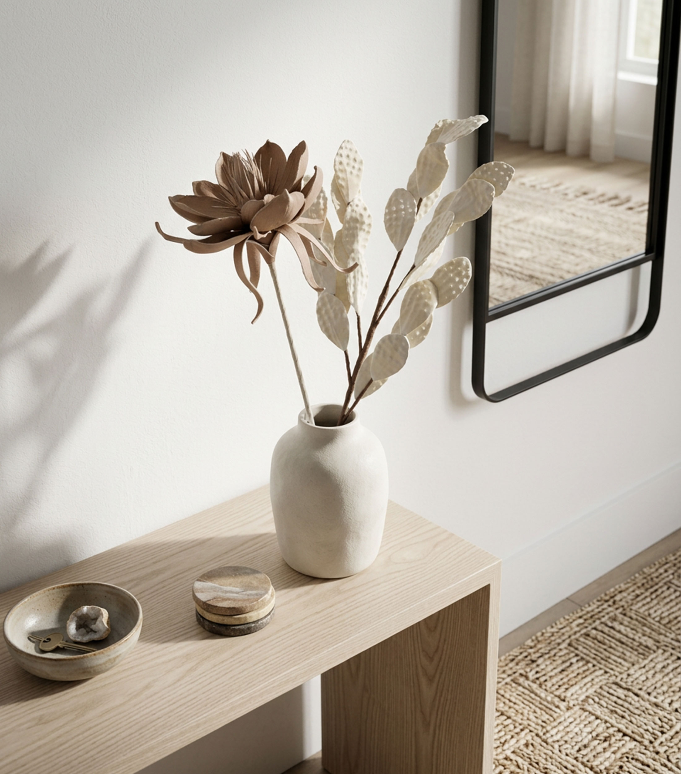 Flor decorativa artificial