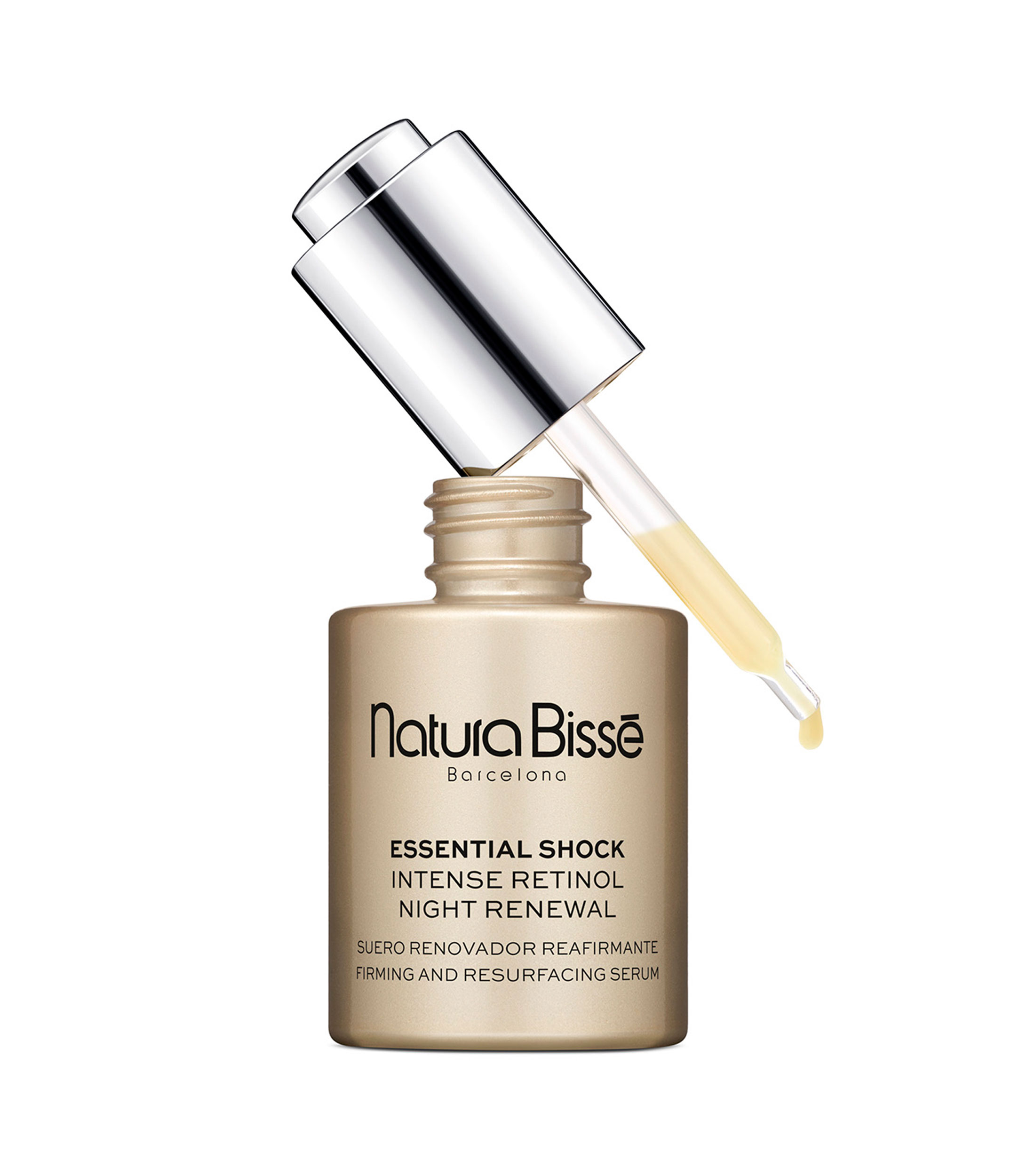 Suero Reafirmante para rostro Essential Shock Intense Retinol Night Renewal, 30 ml