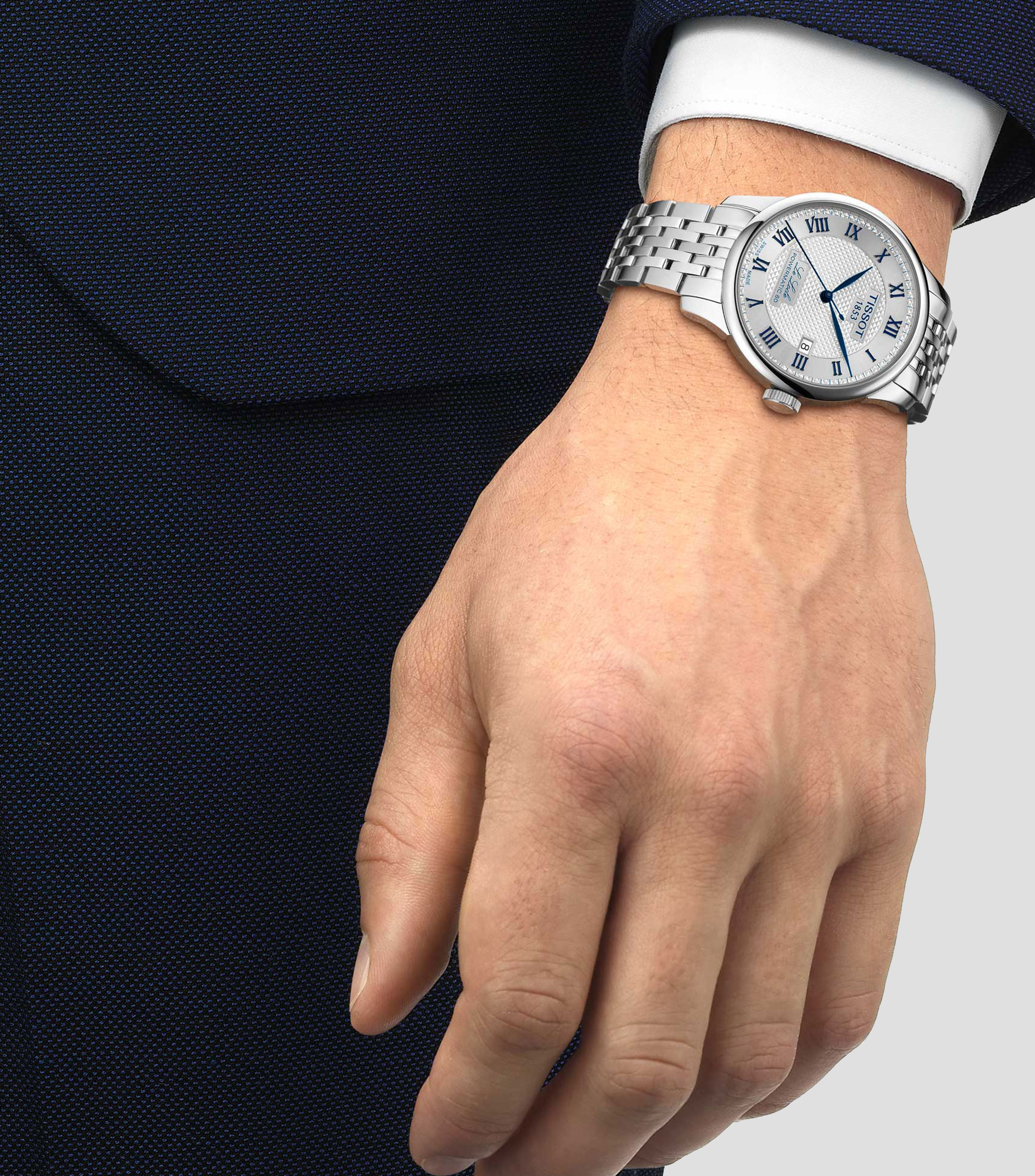 Reloj para Hombre T-Classic LeLocle Automatique Casual, Plata