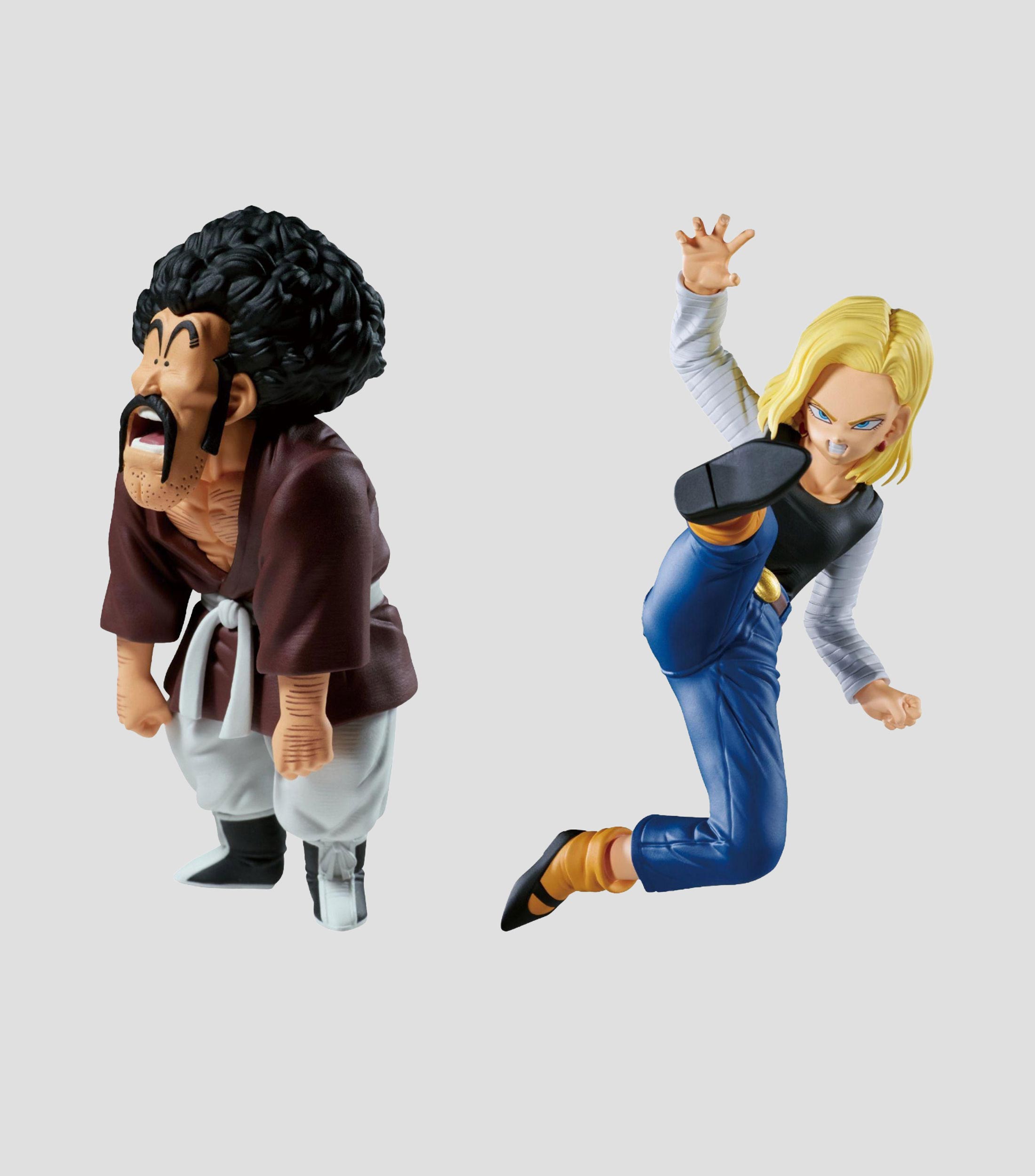 Figura Dragon Ball Z Match Makers Android 18 VS. Mr. Satan