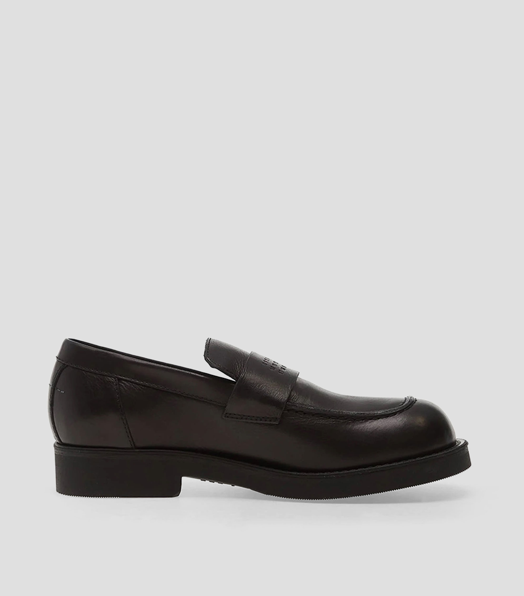 Mocasines City Bikers en piel con cinta Mujer