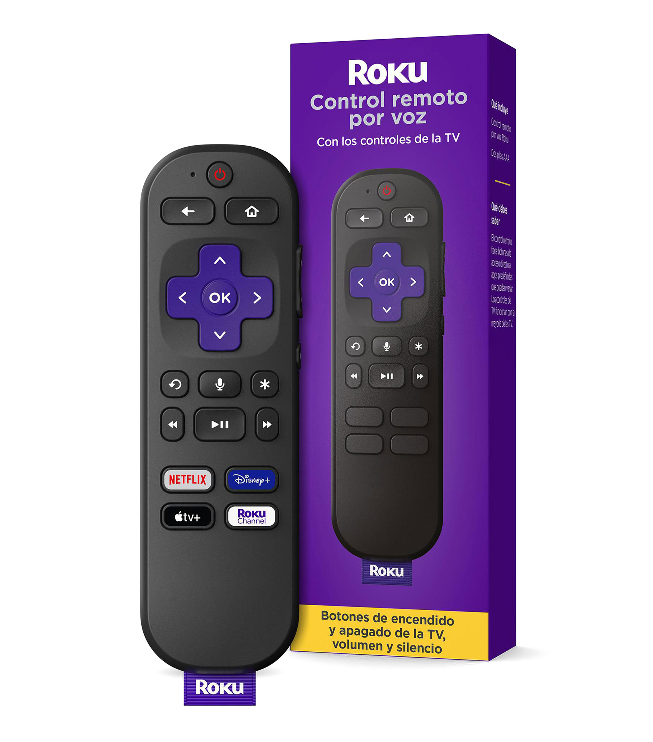 Control remoto por voz Roku