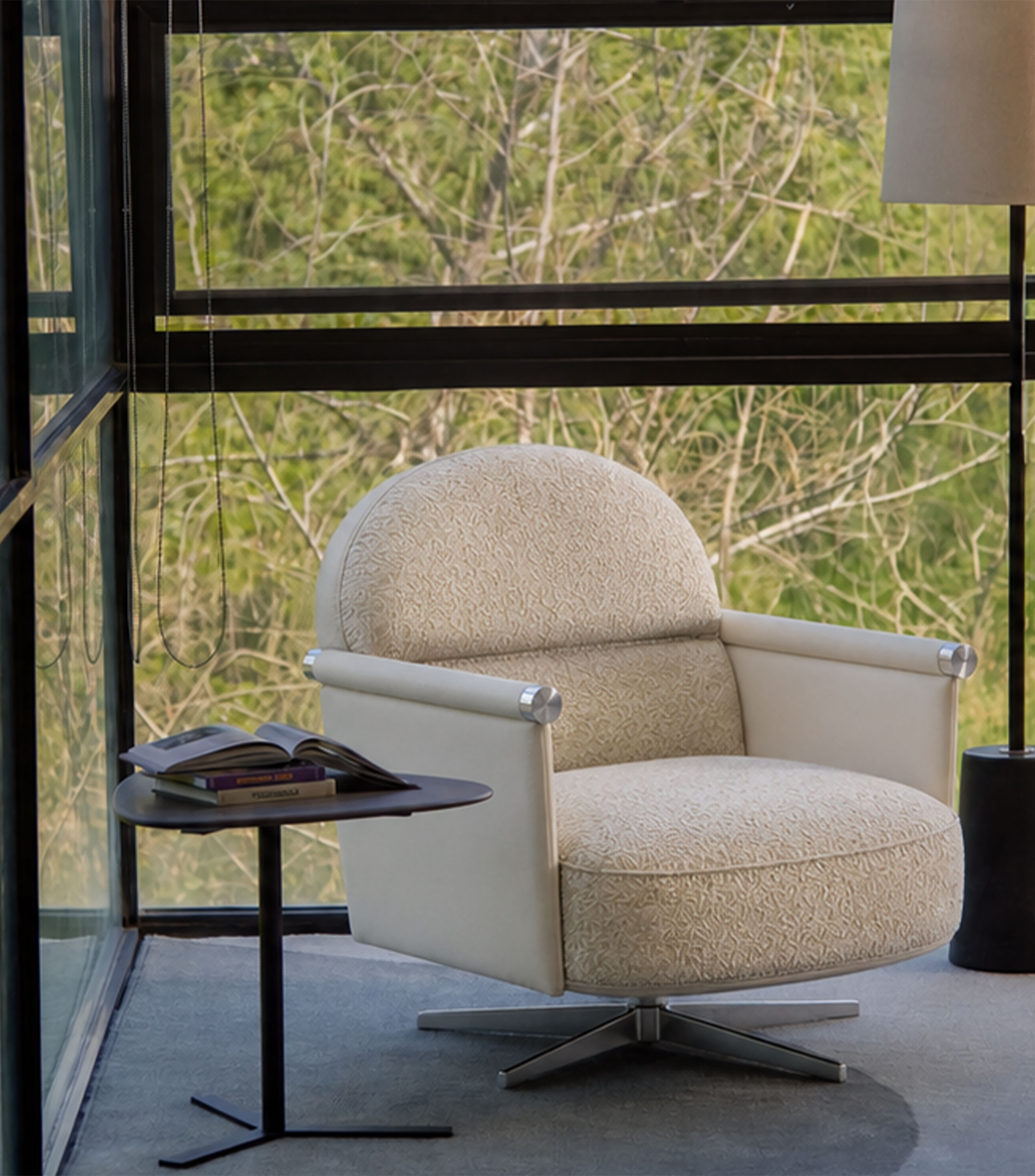 Sillón giratorio Koro