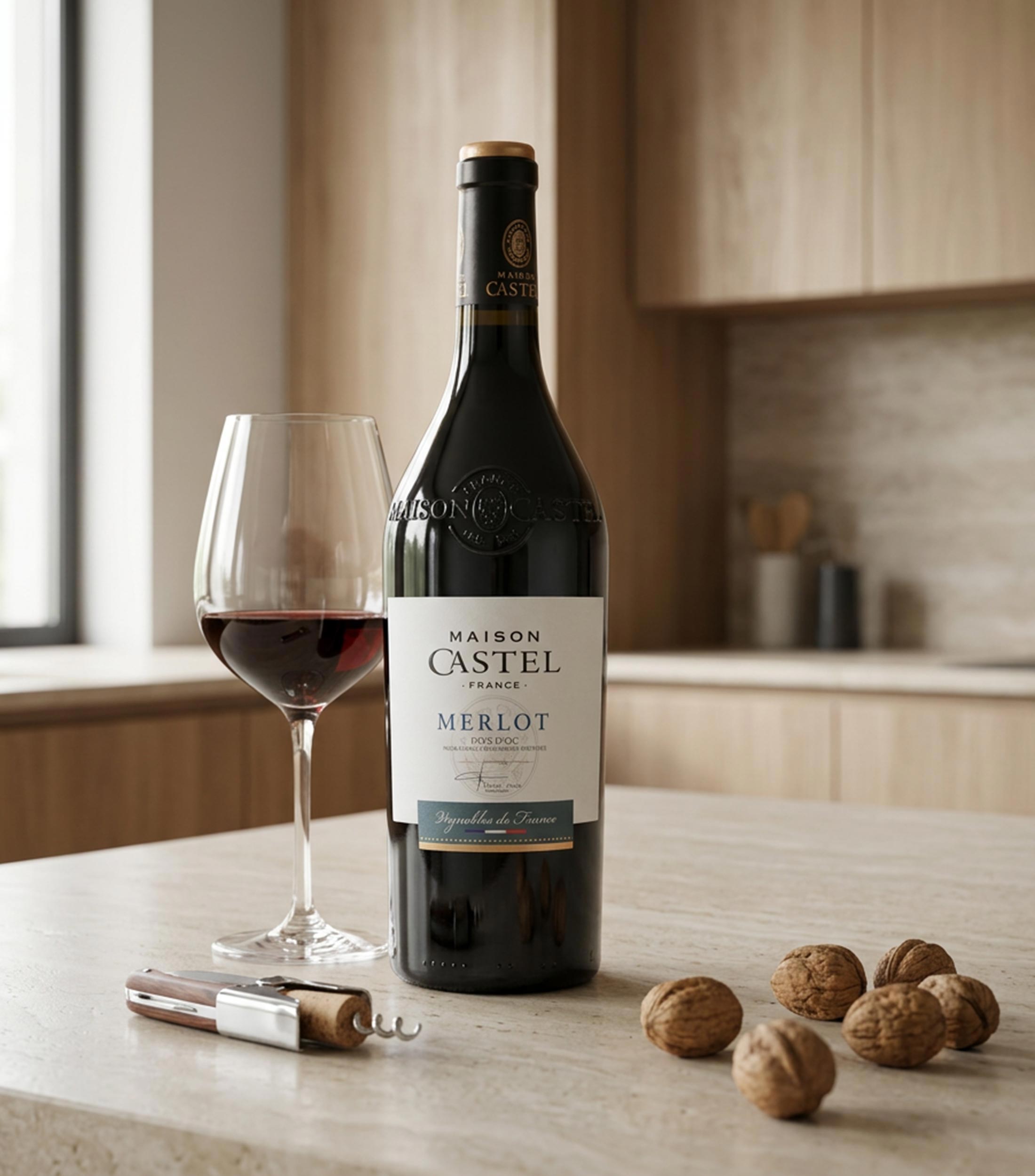 Vino Tinto Merlot, 750 ml