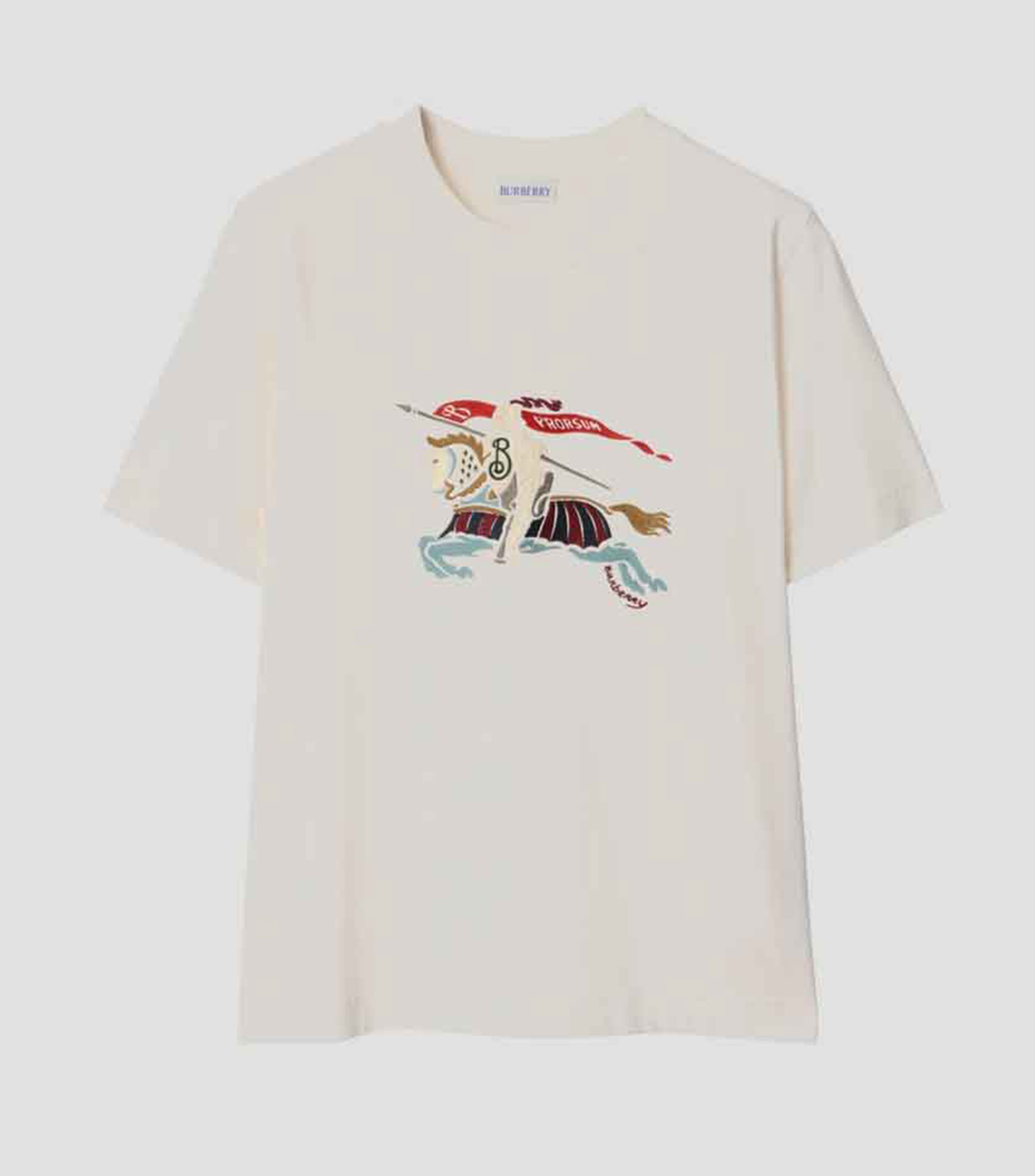 Playera en algodón Equestrian Knight Design Mujer
