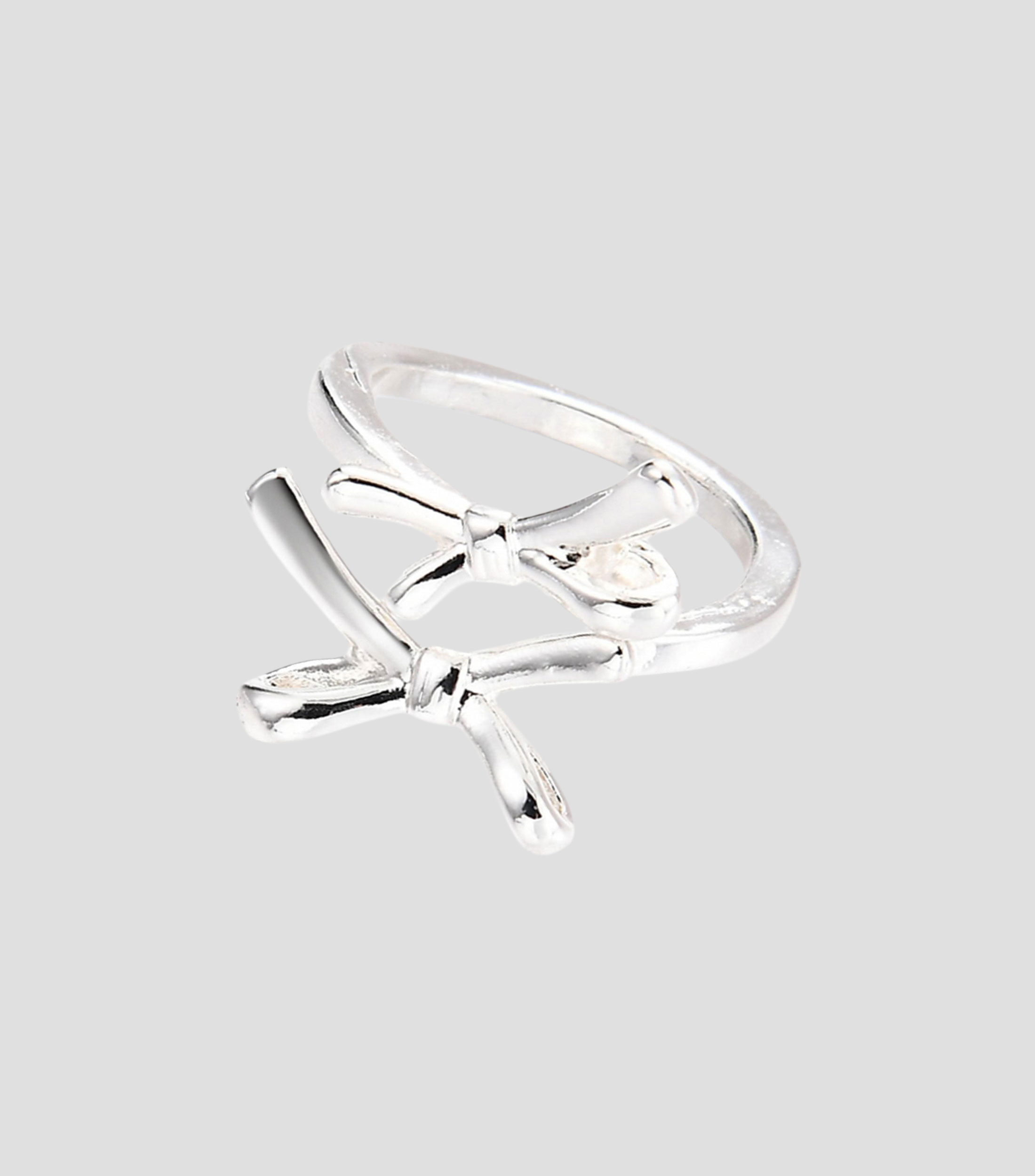 Anillo con diseño de doble moño Mujer