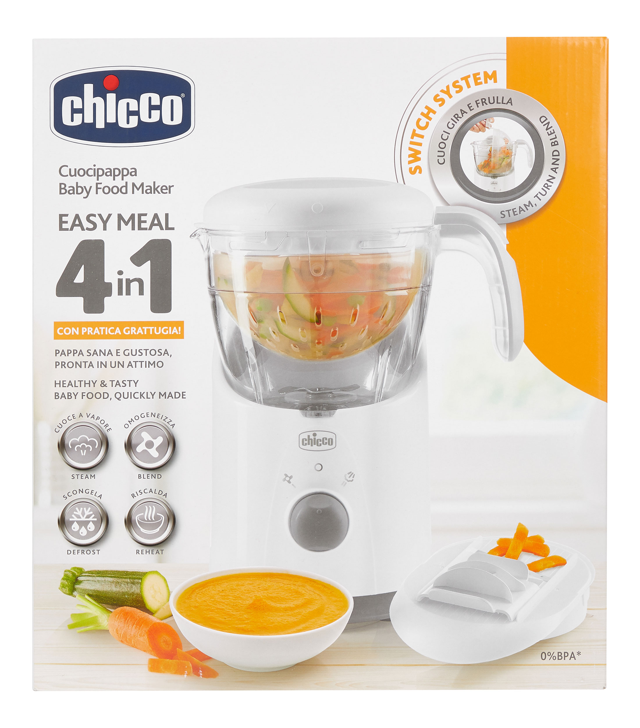 Procesador de alimentos 4 en 1 Easy Meal 150 W