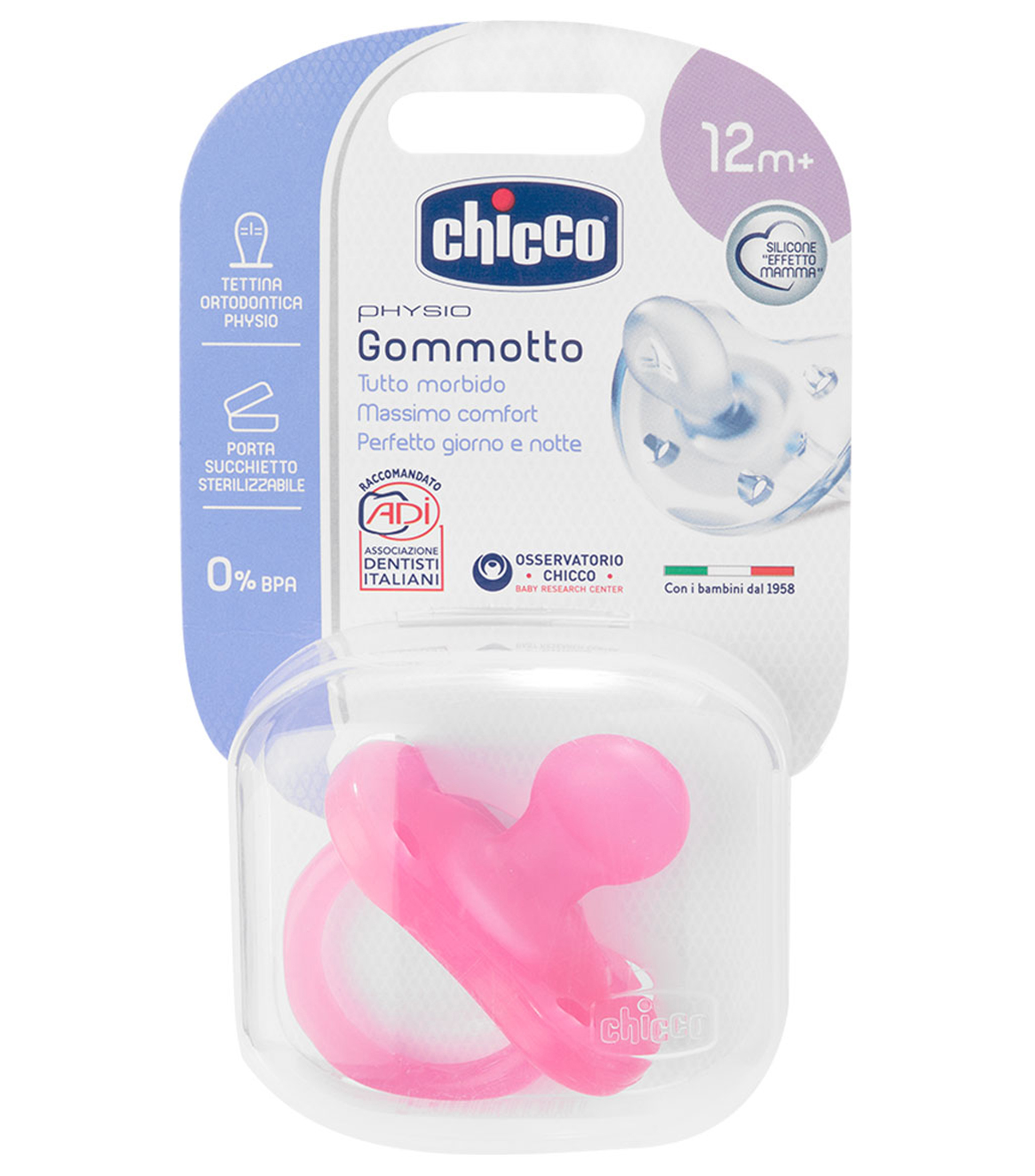 Chupón rosa PhysioForma Soft 16 - 36 meses