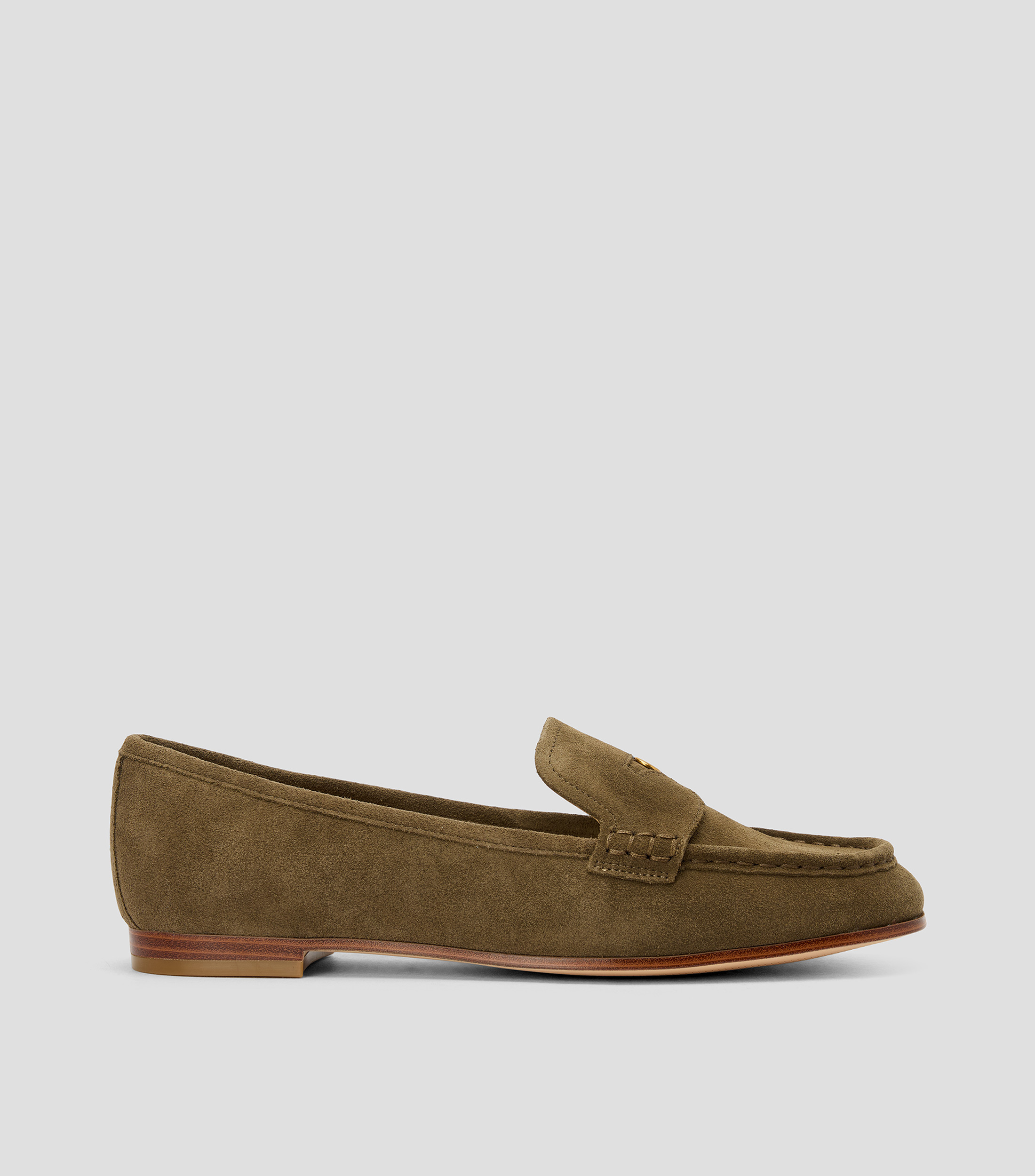 Mocasines en piel liso Mujer