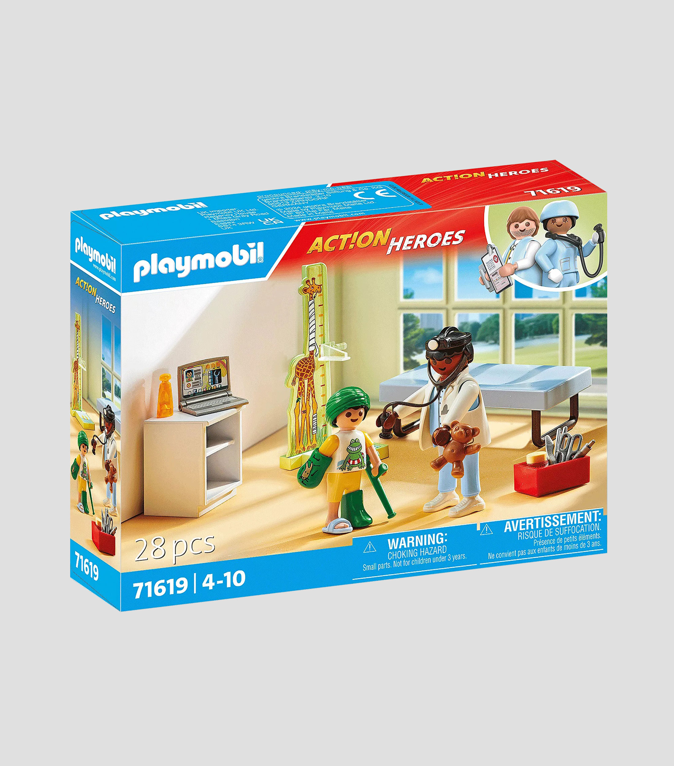 Playset Pediatra con osito de peluche