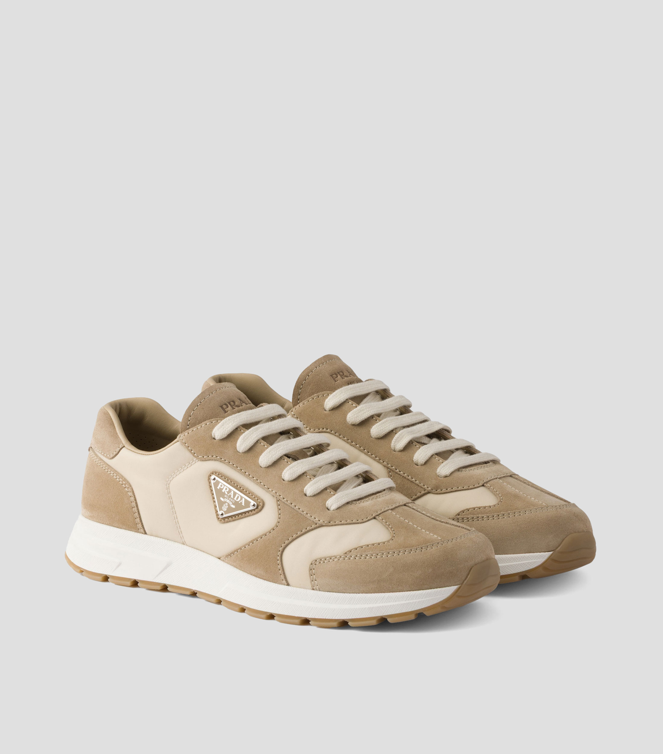 Tenis Prax en piel de becerro y nylon Hombre