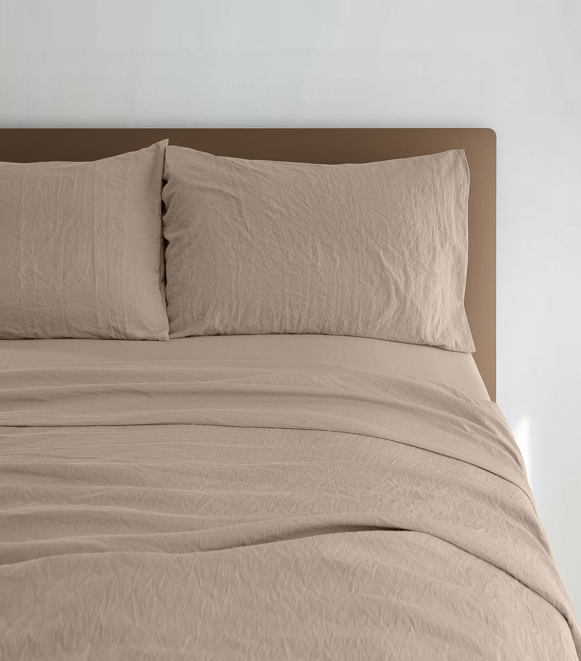 Juego de sábanas Queen Size Linette Moka