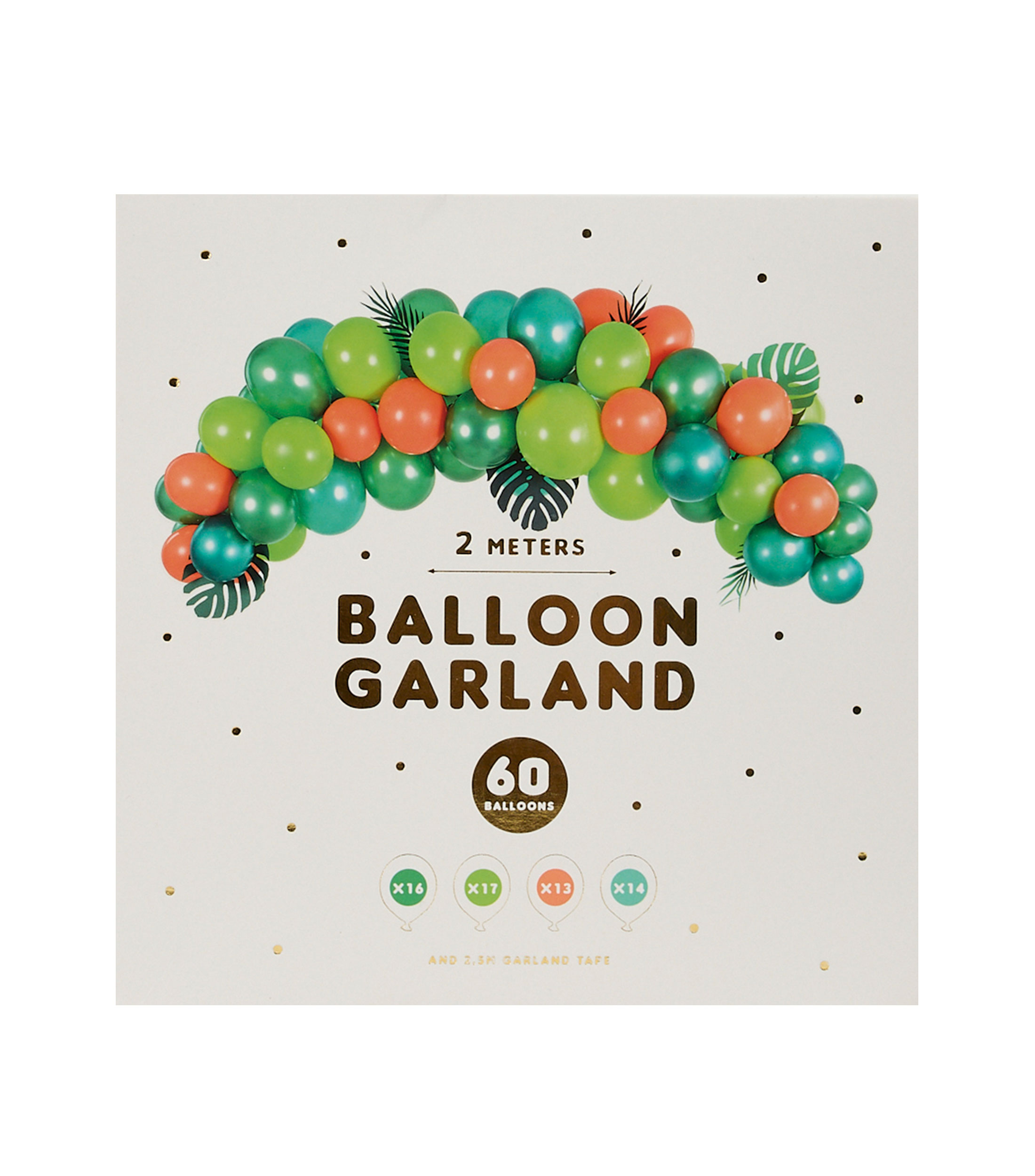 Guirnalda de globos para fiesta - Dinosaurios