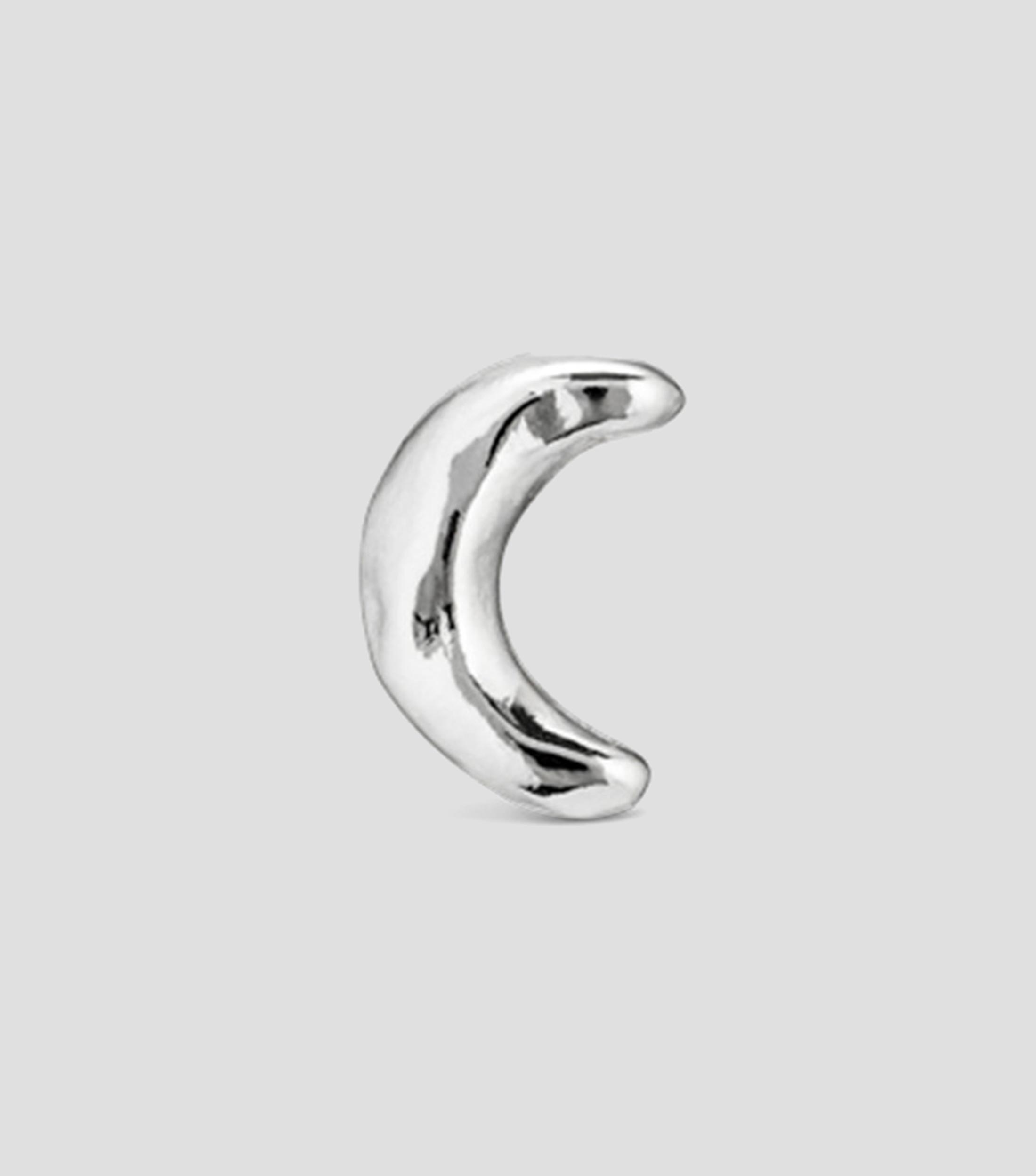Arete en forma de luna Mujer