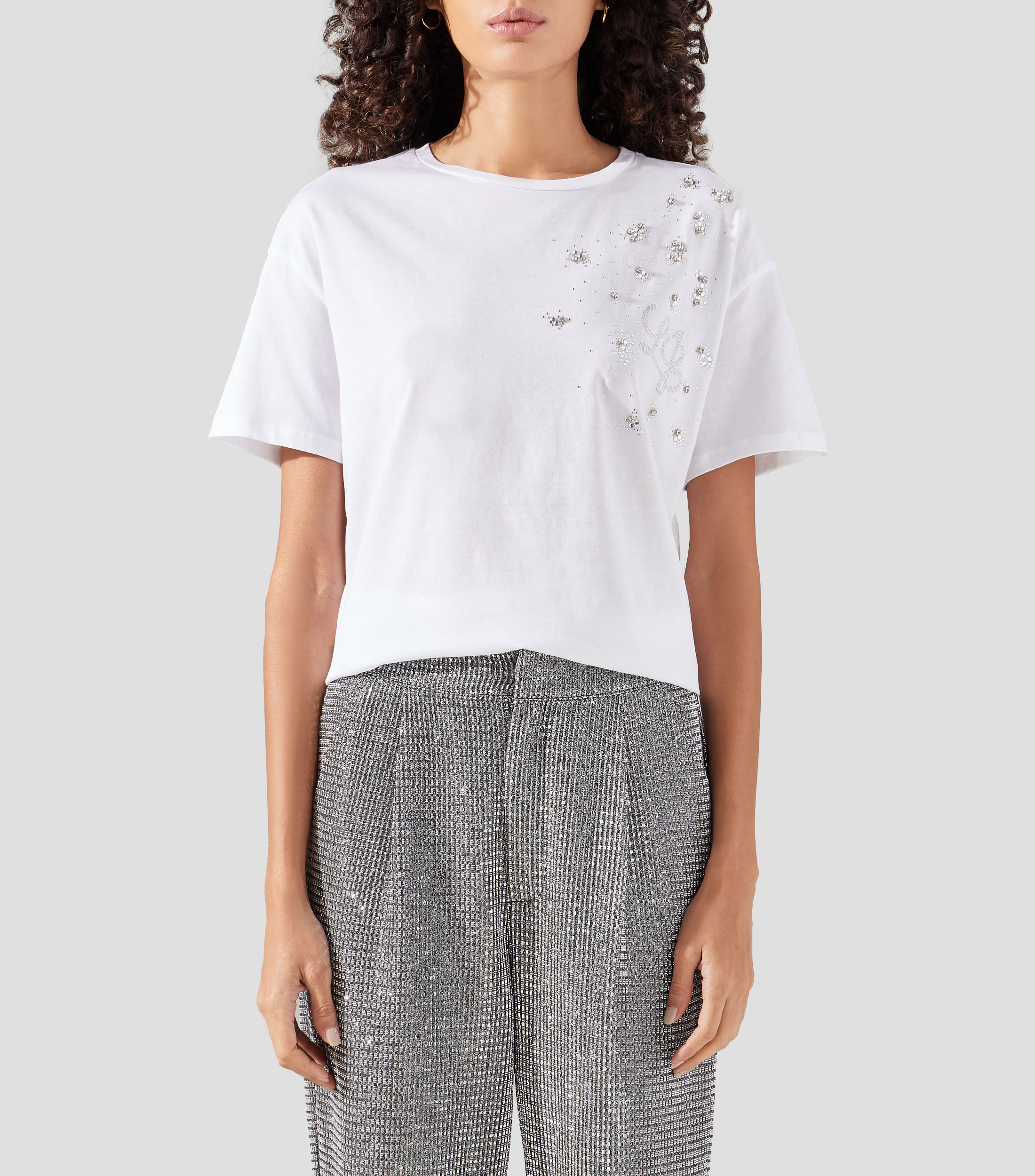 Playera cuello redondo manga corta fantasía Mujer