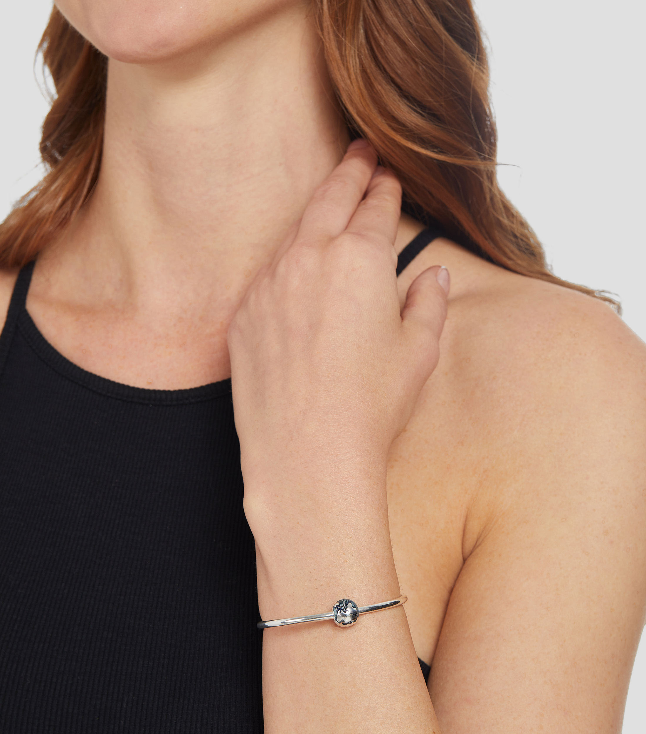 Charm en Plata .925 Clip Globo Mujer