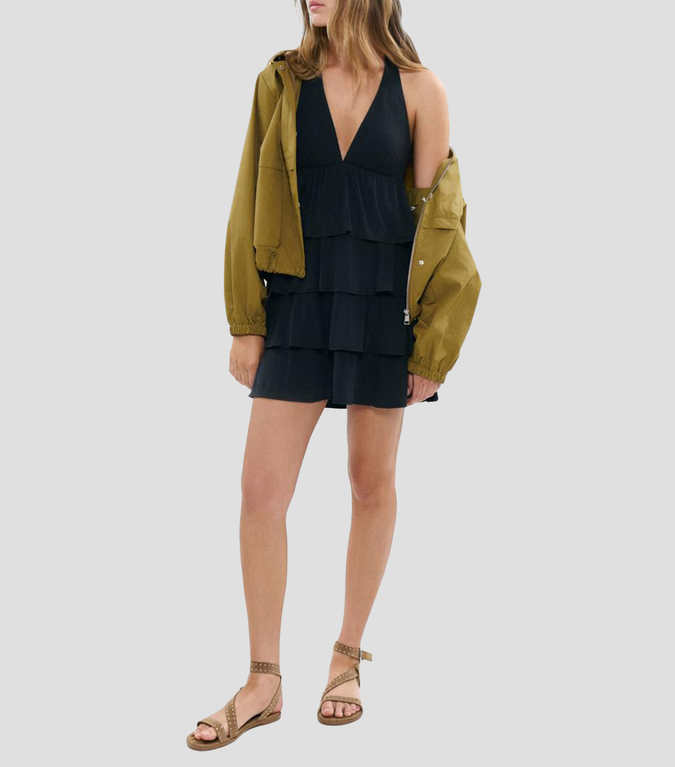 Vestido Casual Mini liso Mujer