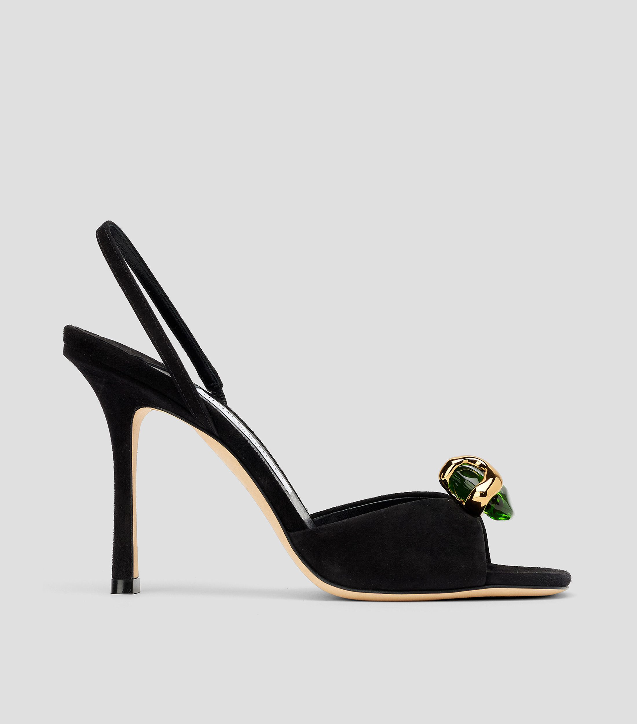 Sandalias con tacón alto delgado Mujer