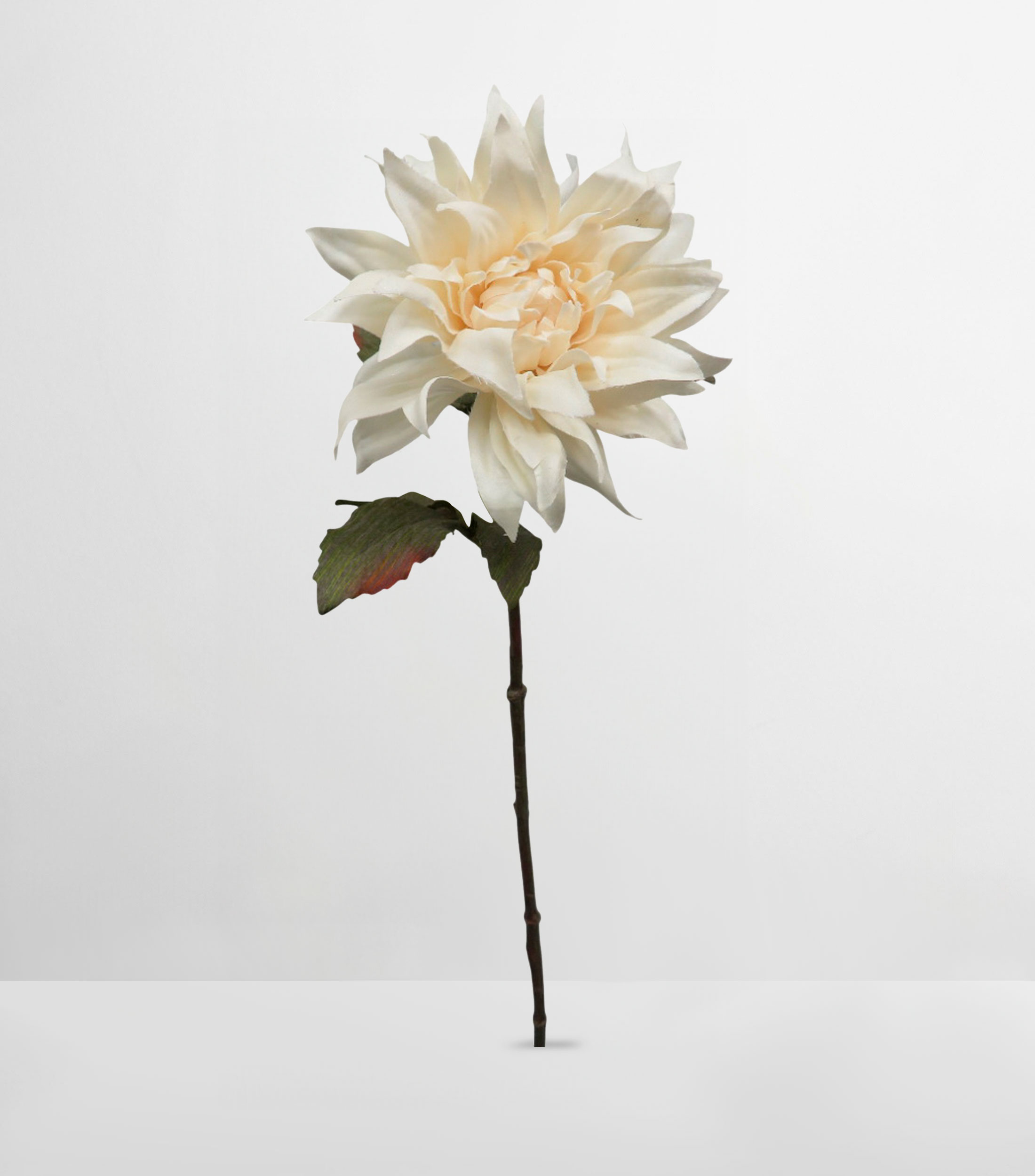 Flor decorativa Dahlia ivory, artificial