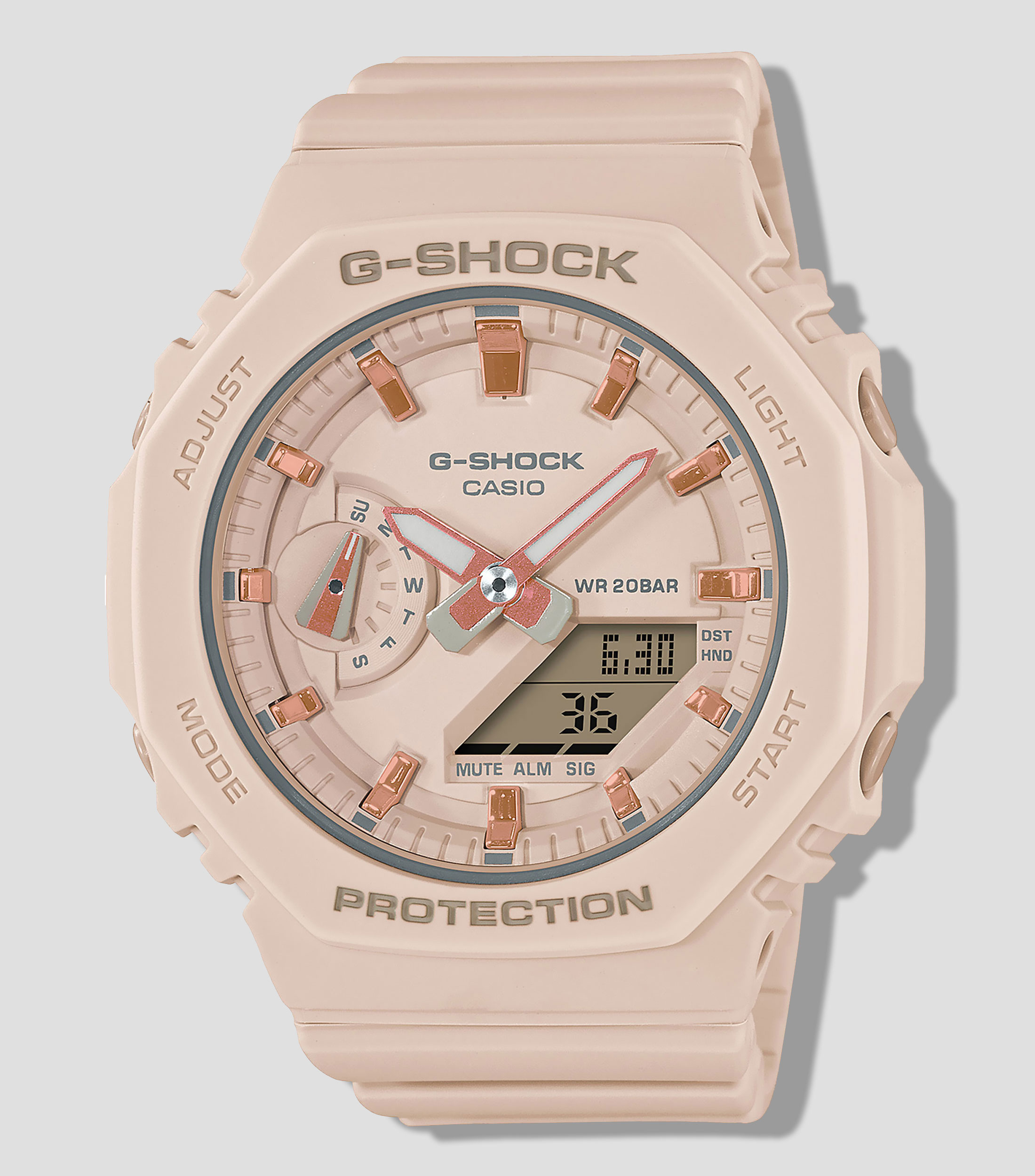 Casio Reloj para mujer G-Shock GMA-S2100 Casual Rosa - El Palacio de Hierro