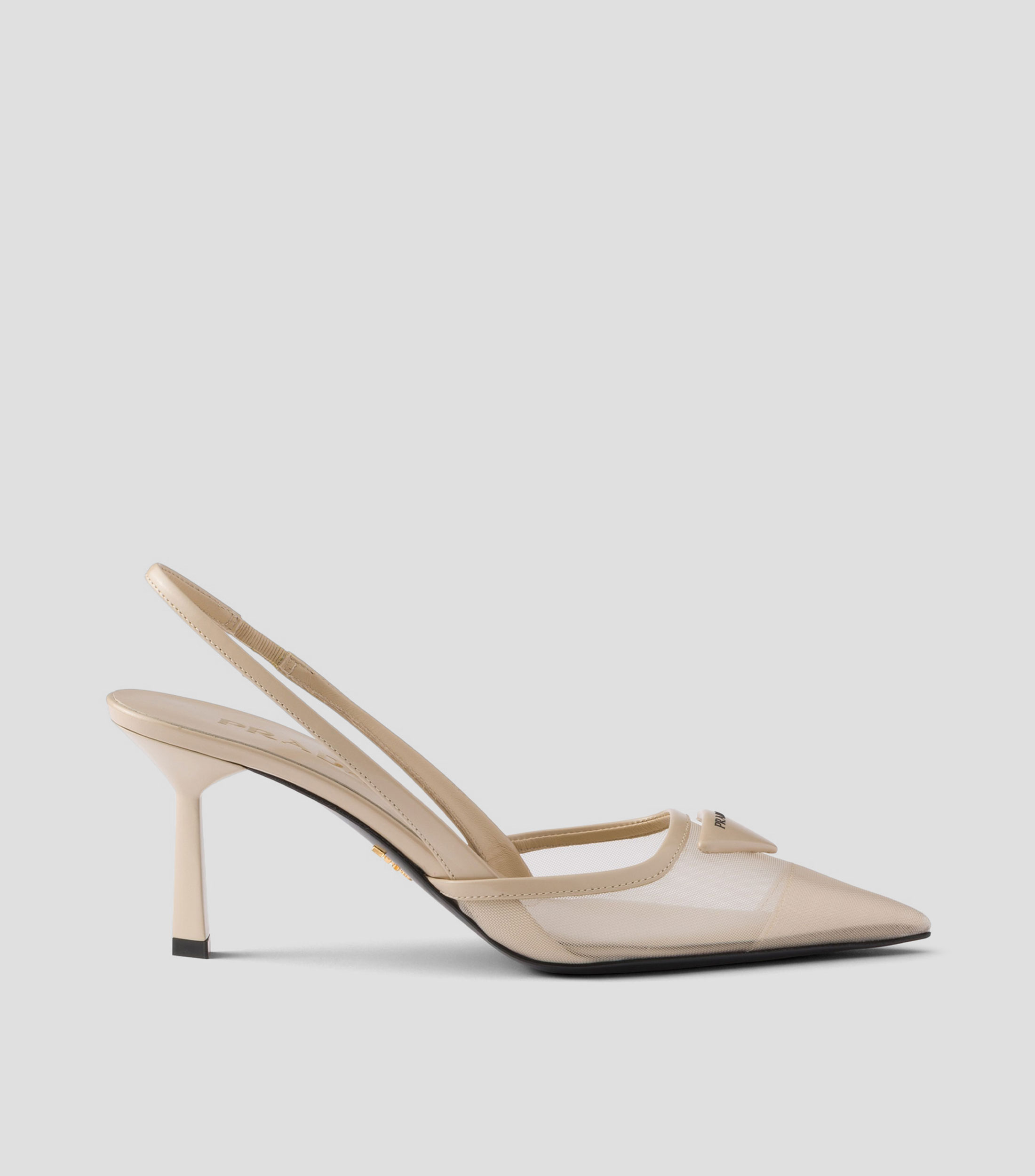 Zapatillas de tacón medio de aguja Mujer