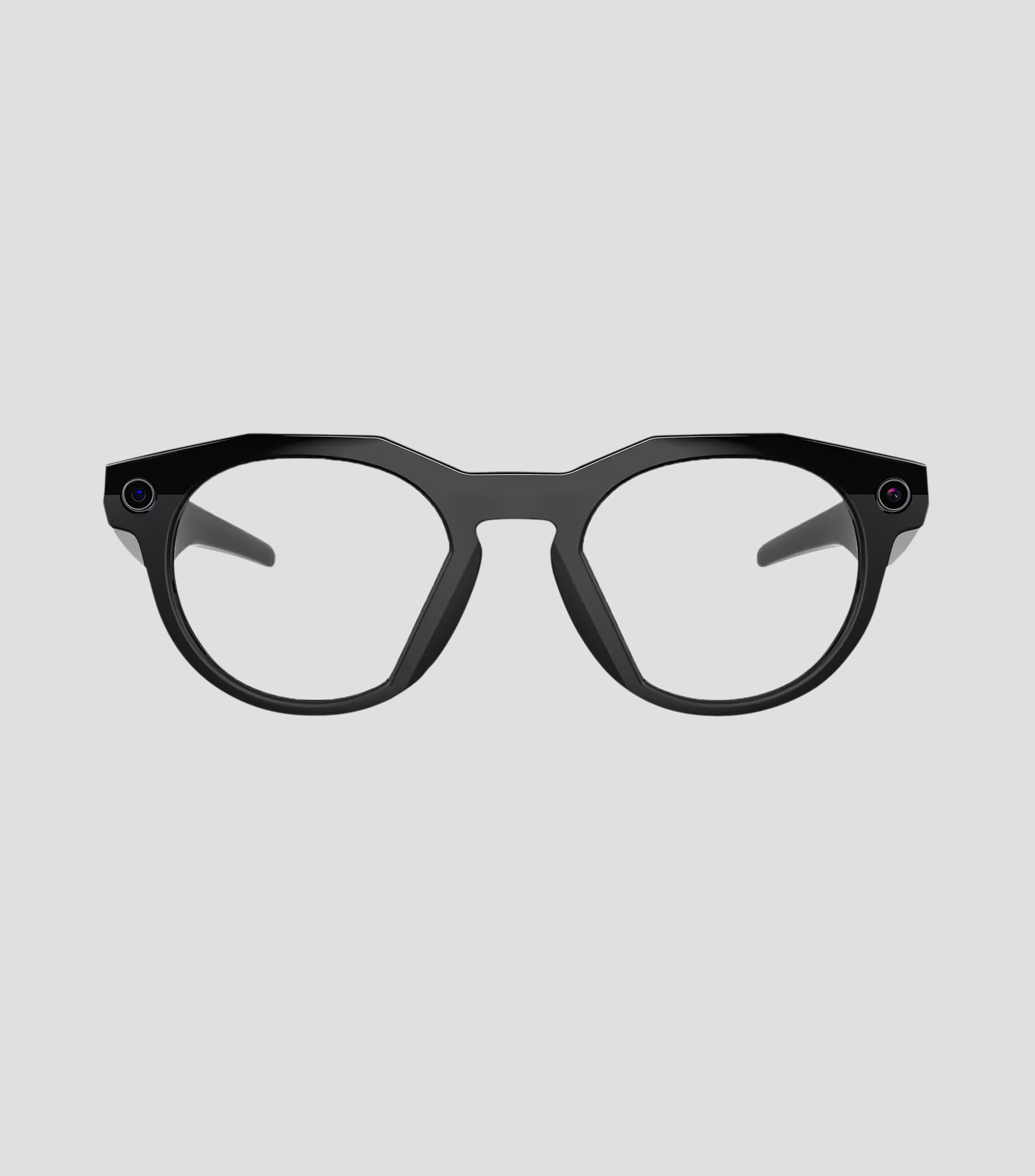 Lentes oftálmicos inteligentes ovalados Oakley Meta negros Unisex